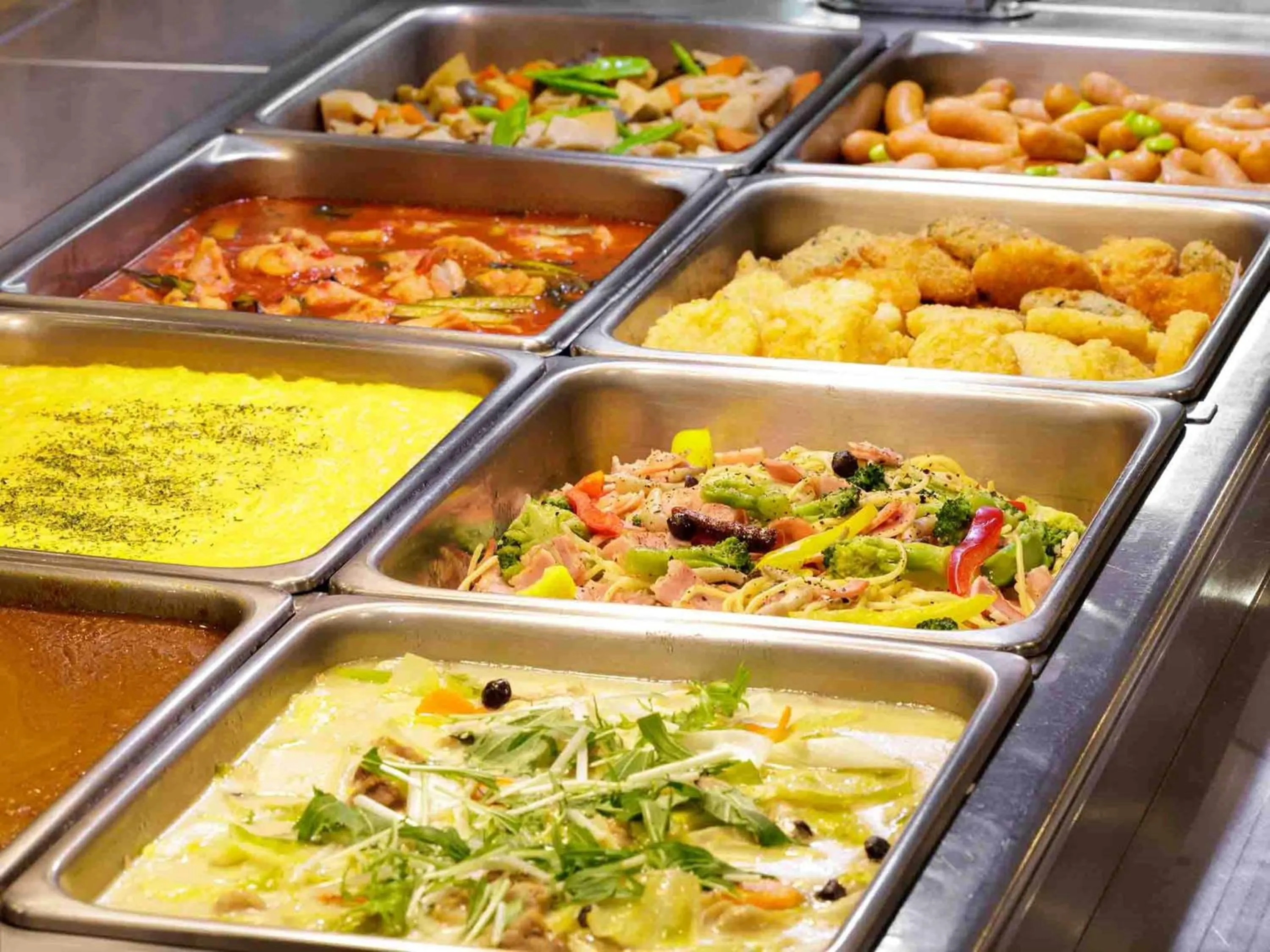 Buffet breakfast in Nishitetsu Inn Kokura