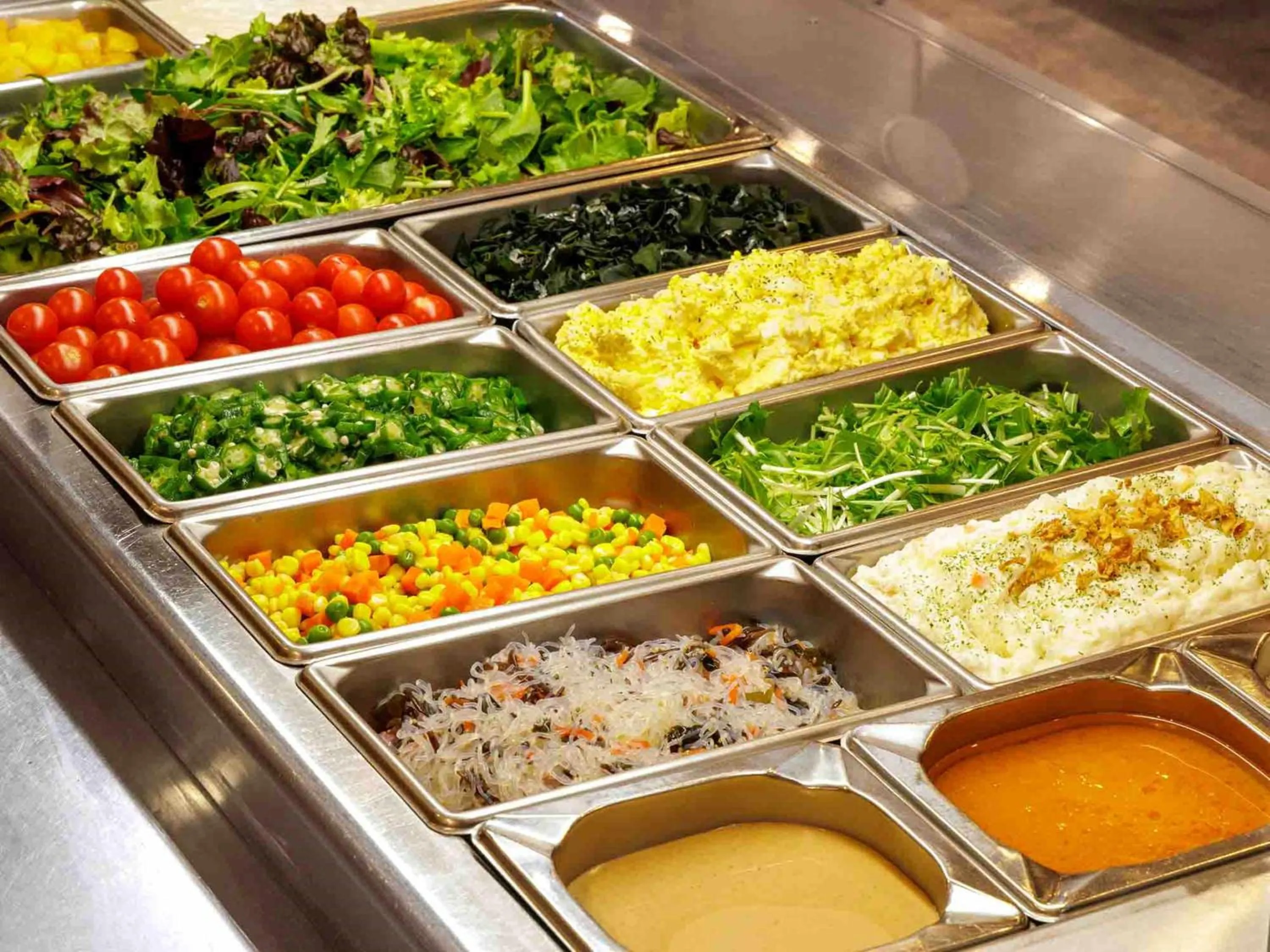 Buffet breakfast in Nishitetsu Inn Kokura