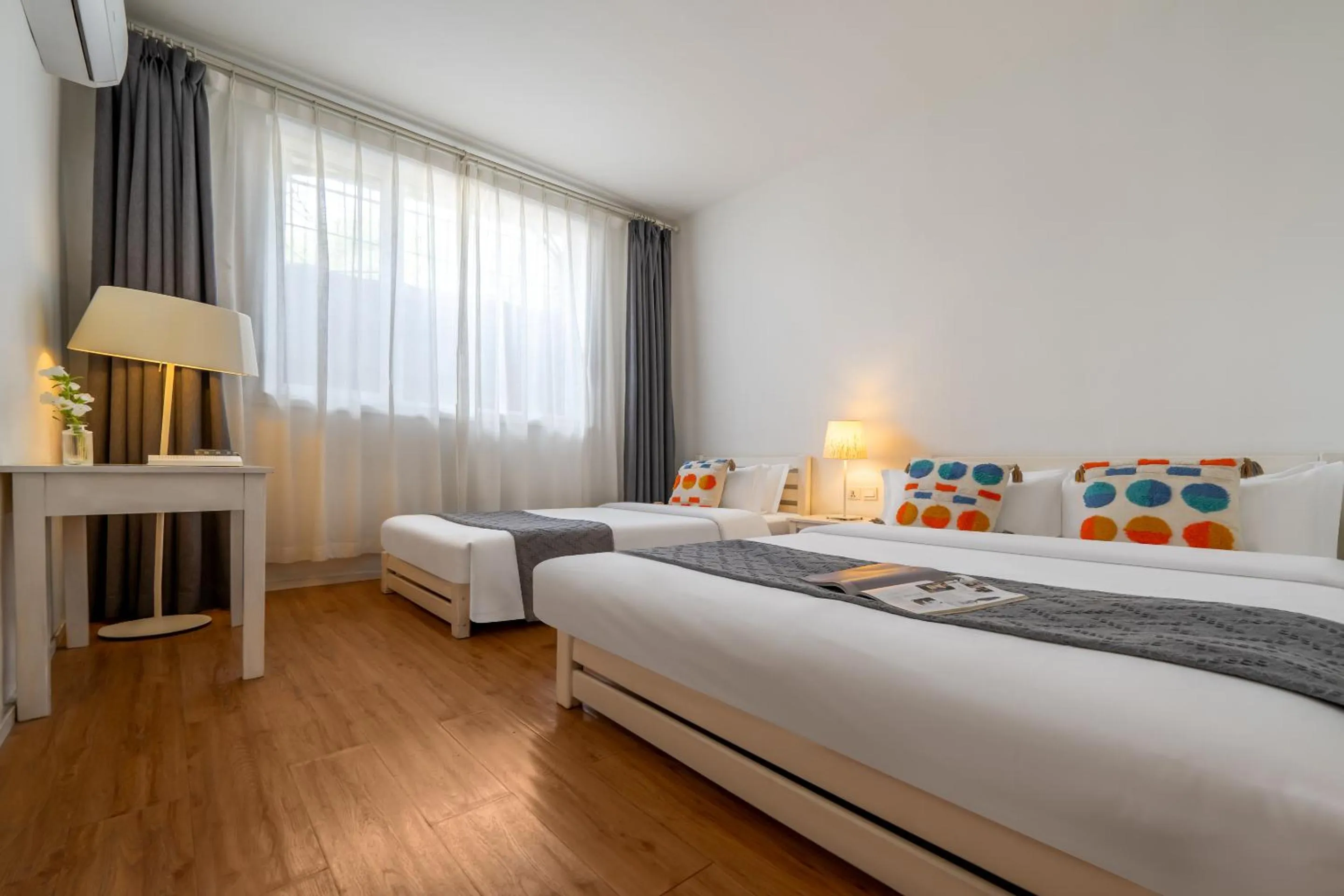 Bed in Peking Youth Hostel