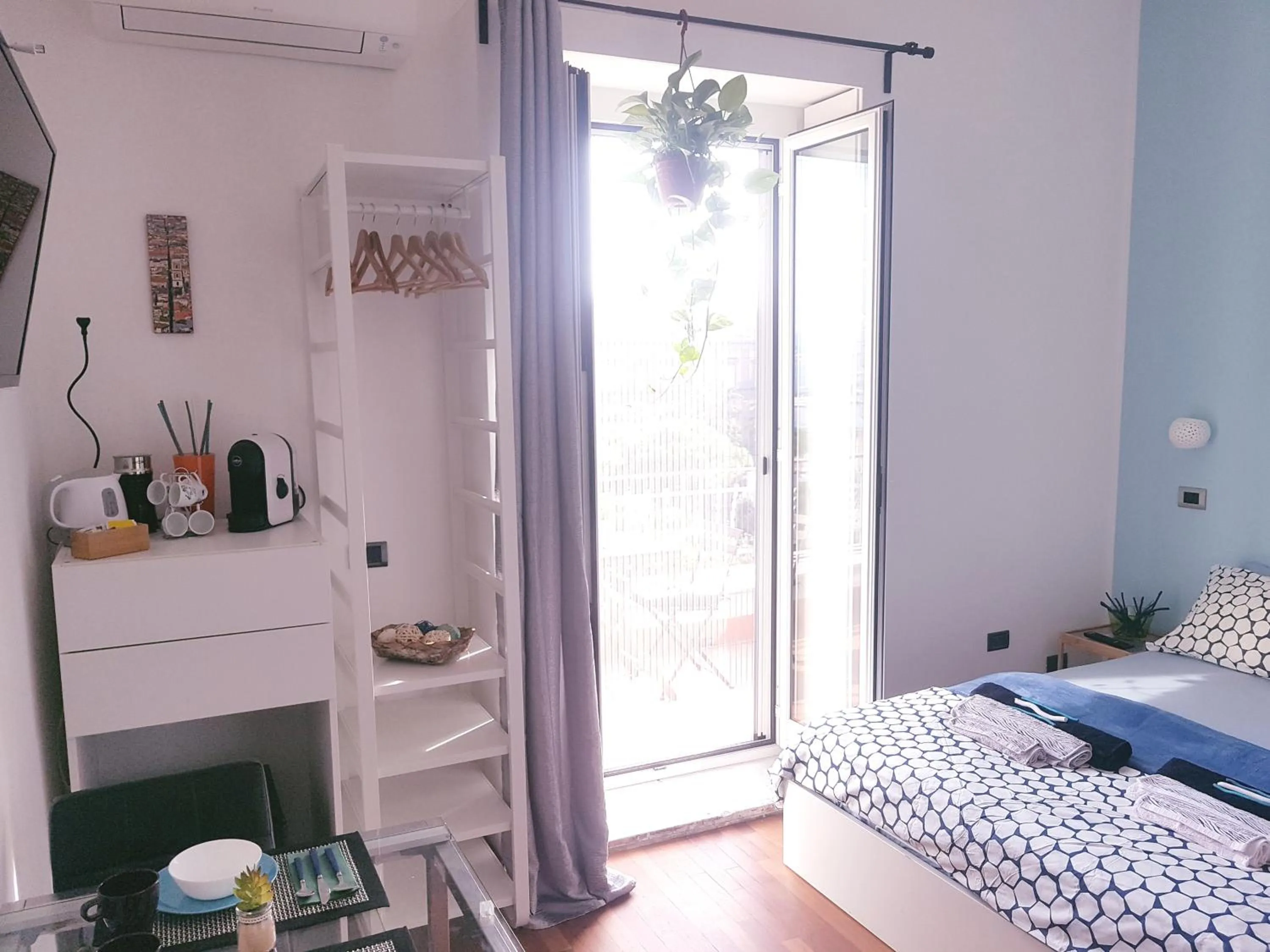 Balcony/Terrace, Bed in B&B Musica e Mare