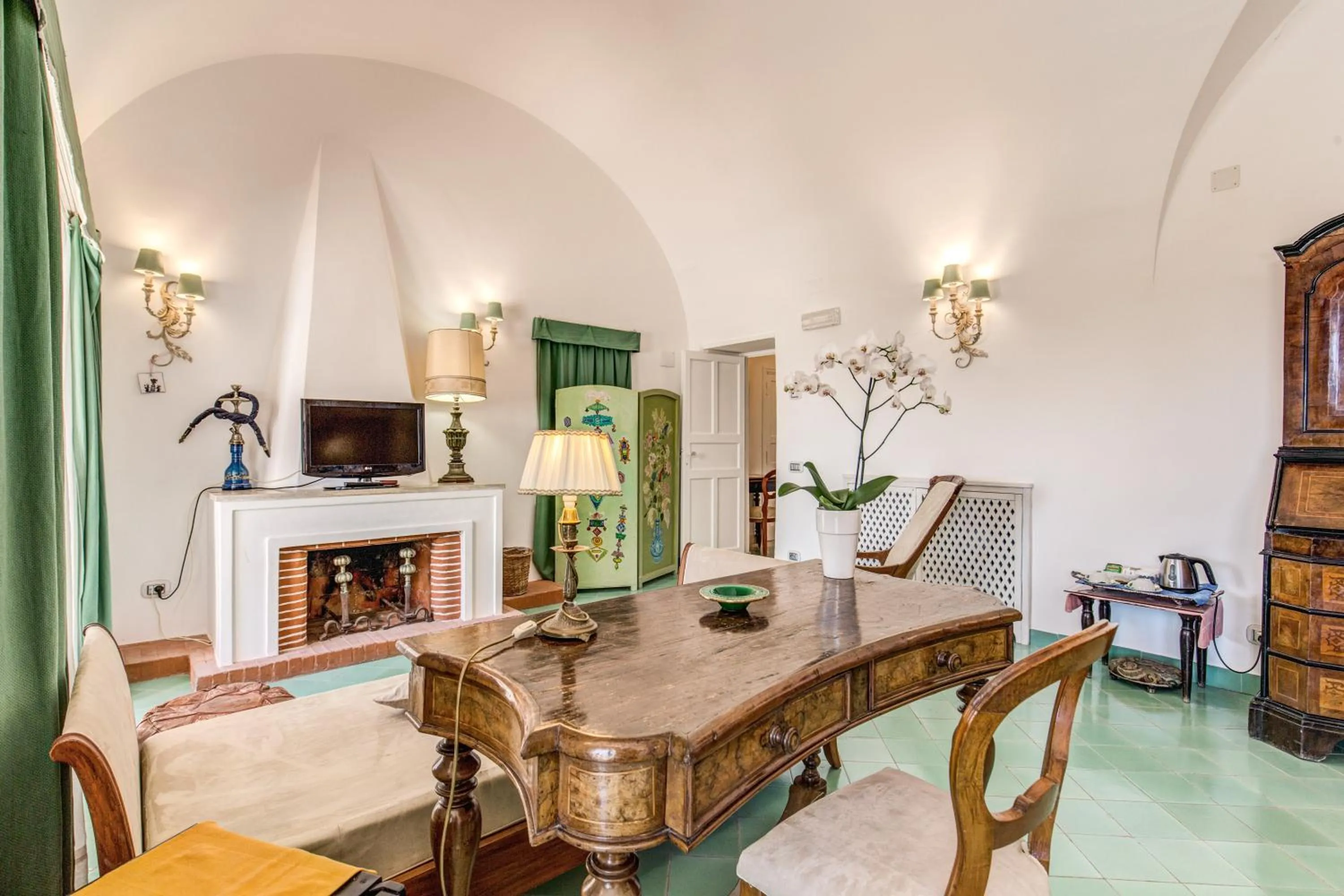 Living room in Villa Calypso