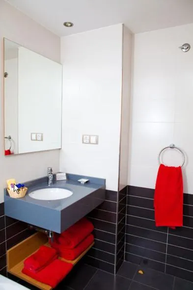 Bathroom in Apartahotel Castejón de Sos