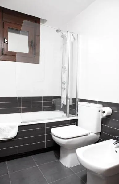 Bathroom in Apartahotel Castejón de Sos