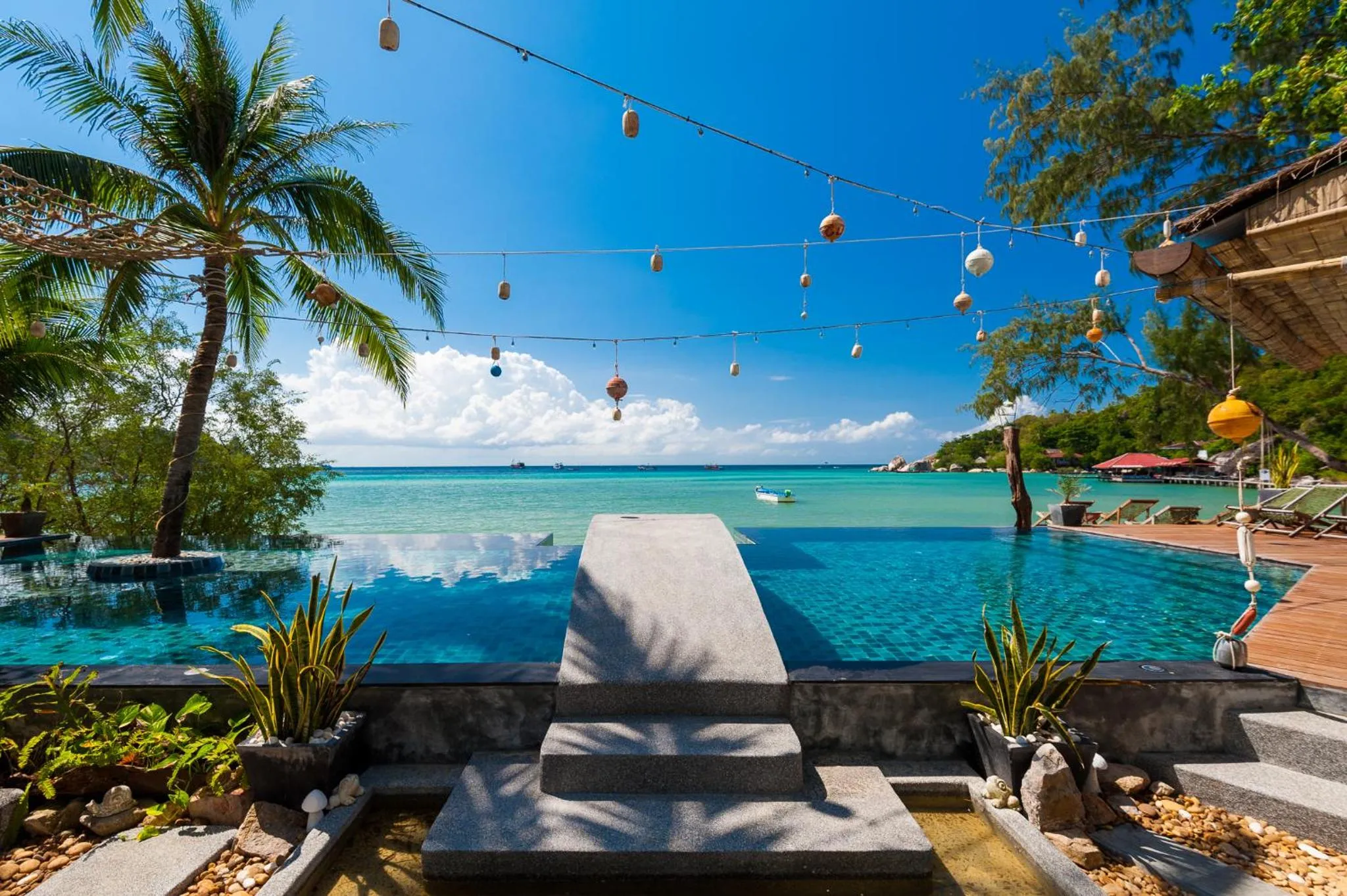 Pool view in Fisherman Koh Tao