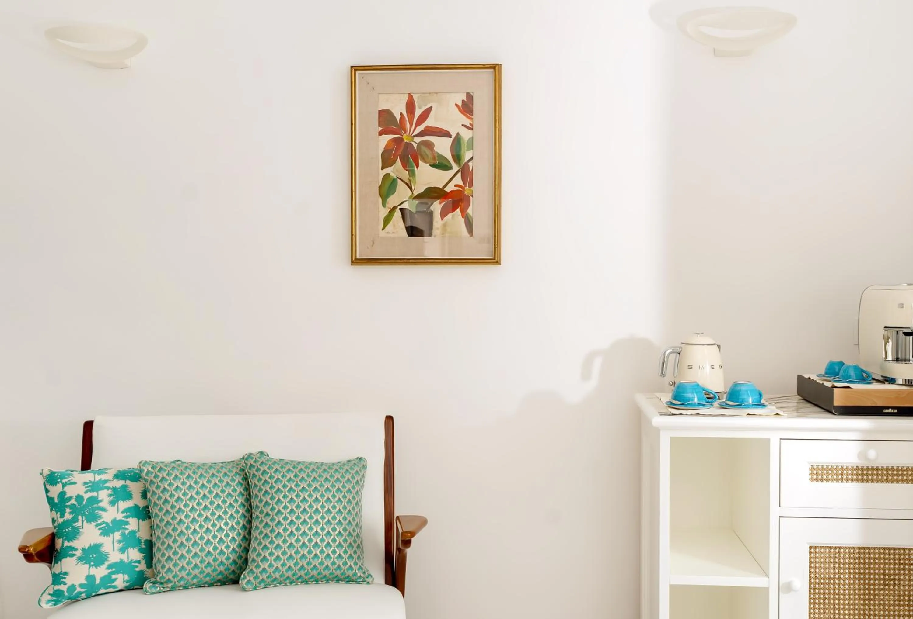 Seating area in Hotel Santa Caterina