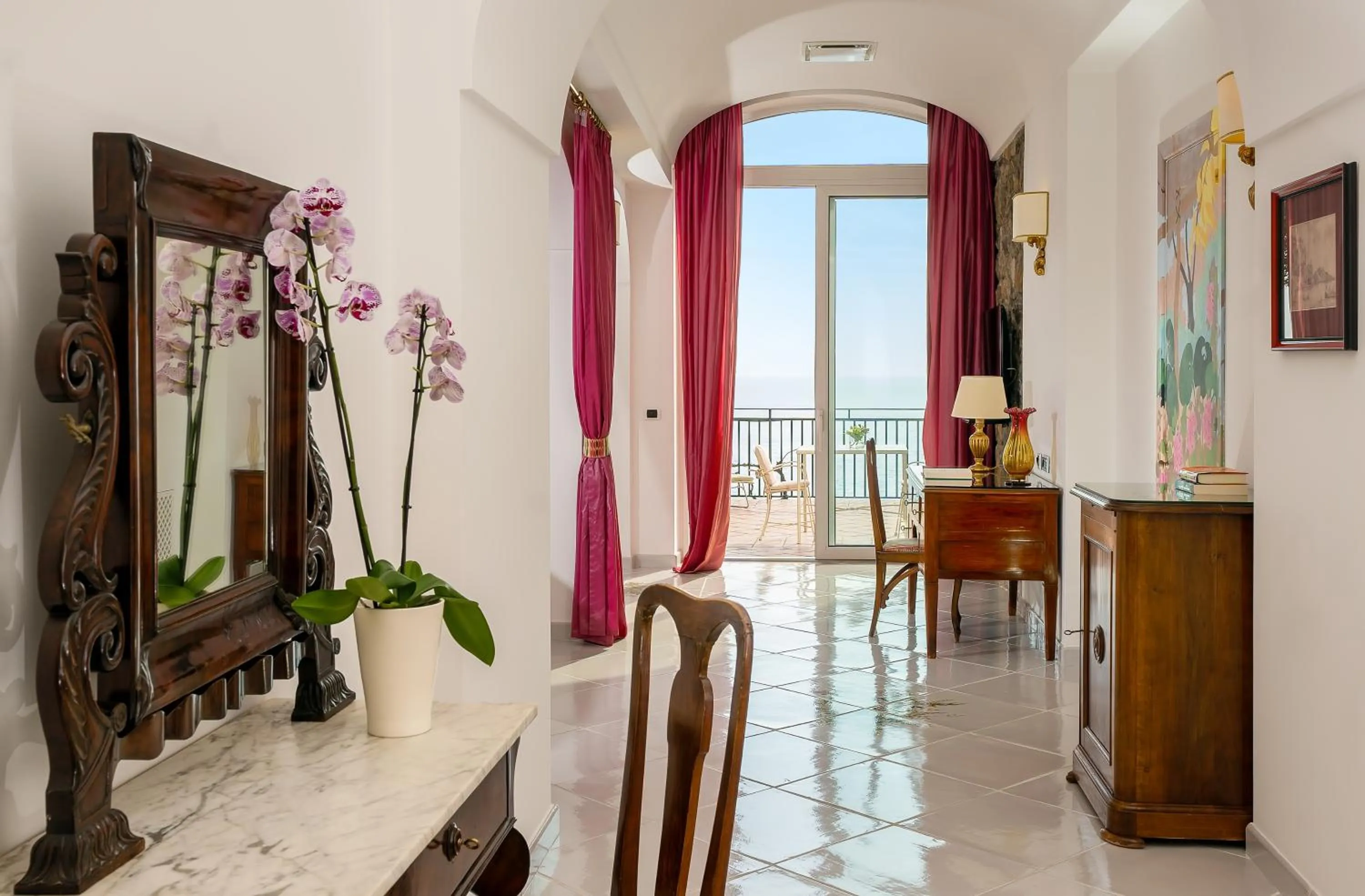 Balcony/Terrace in Hotel Santa Caterina