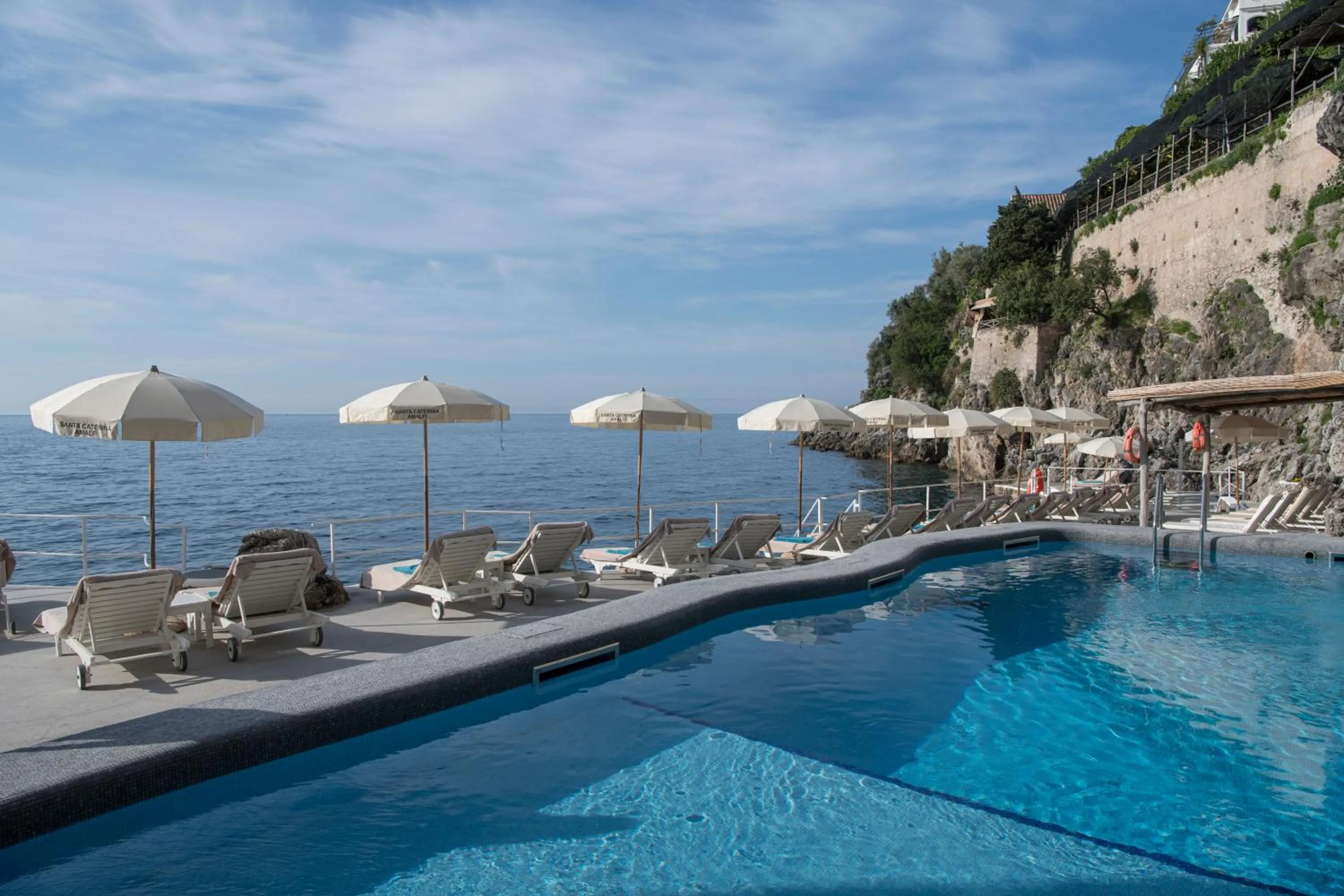 Swimming pool in Hotel Santa Caterina