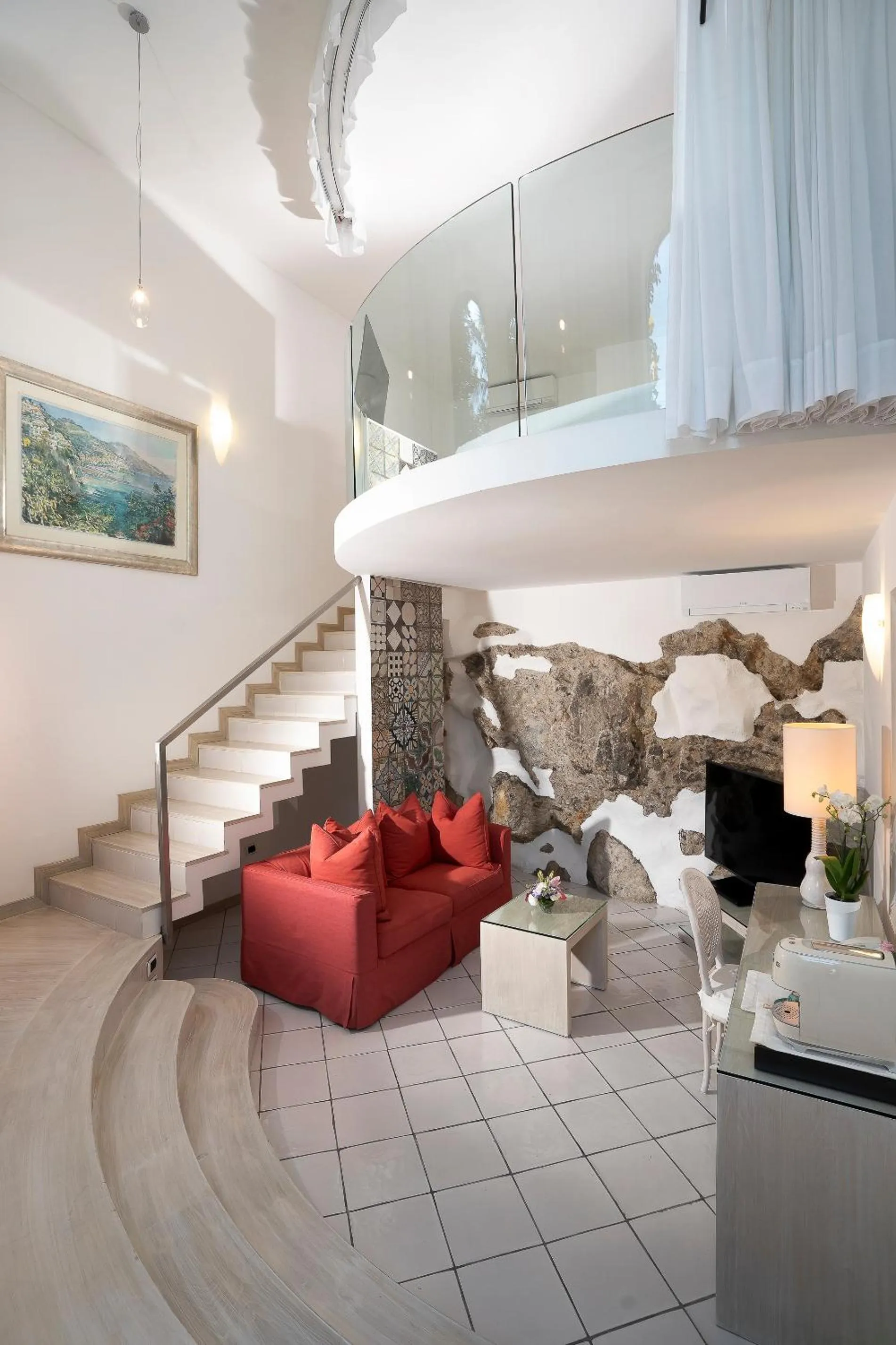 Living room in Hotel Santa Caterina