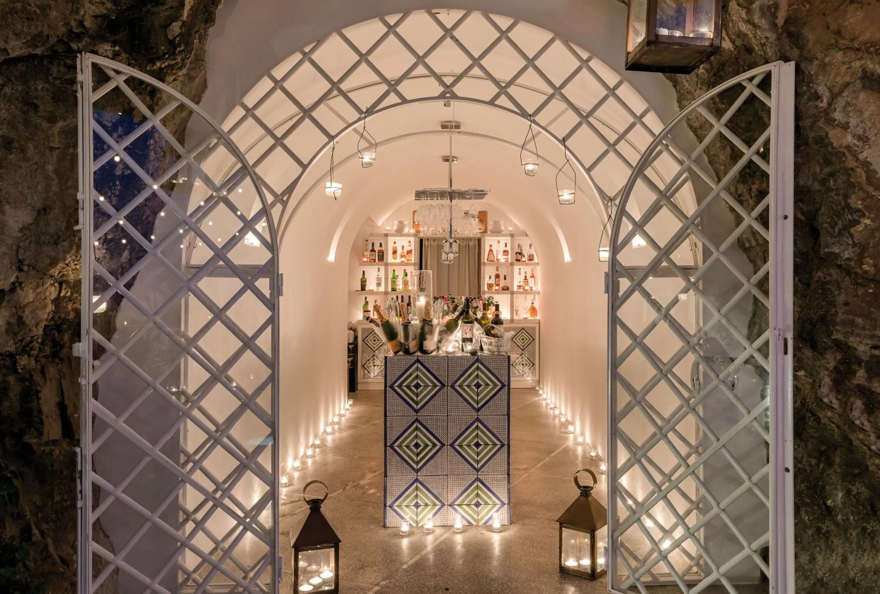 Lounge or bar in Hotel Santa Caterina