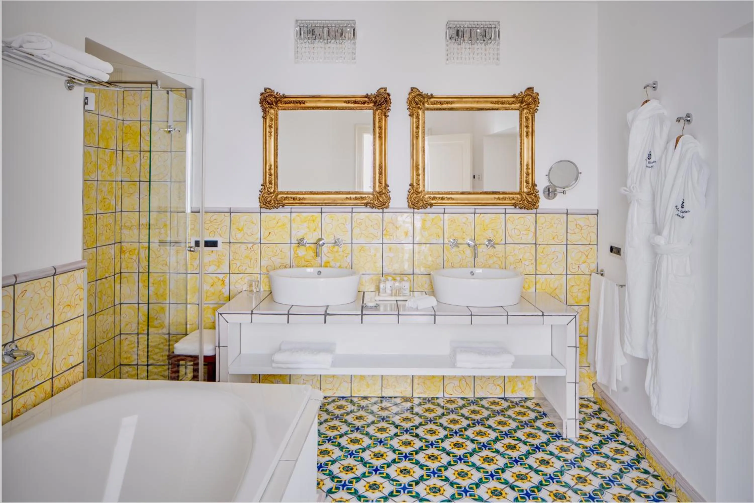 Bathroom in Hotel Santa Caterina