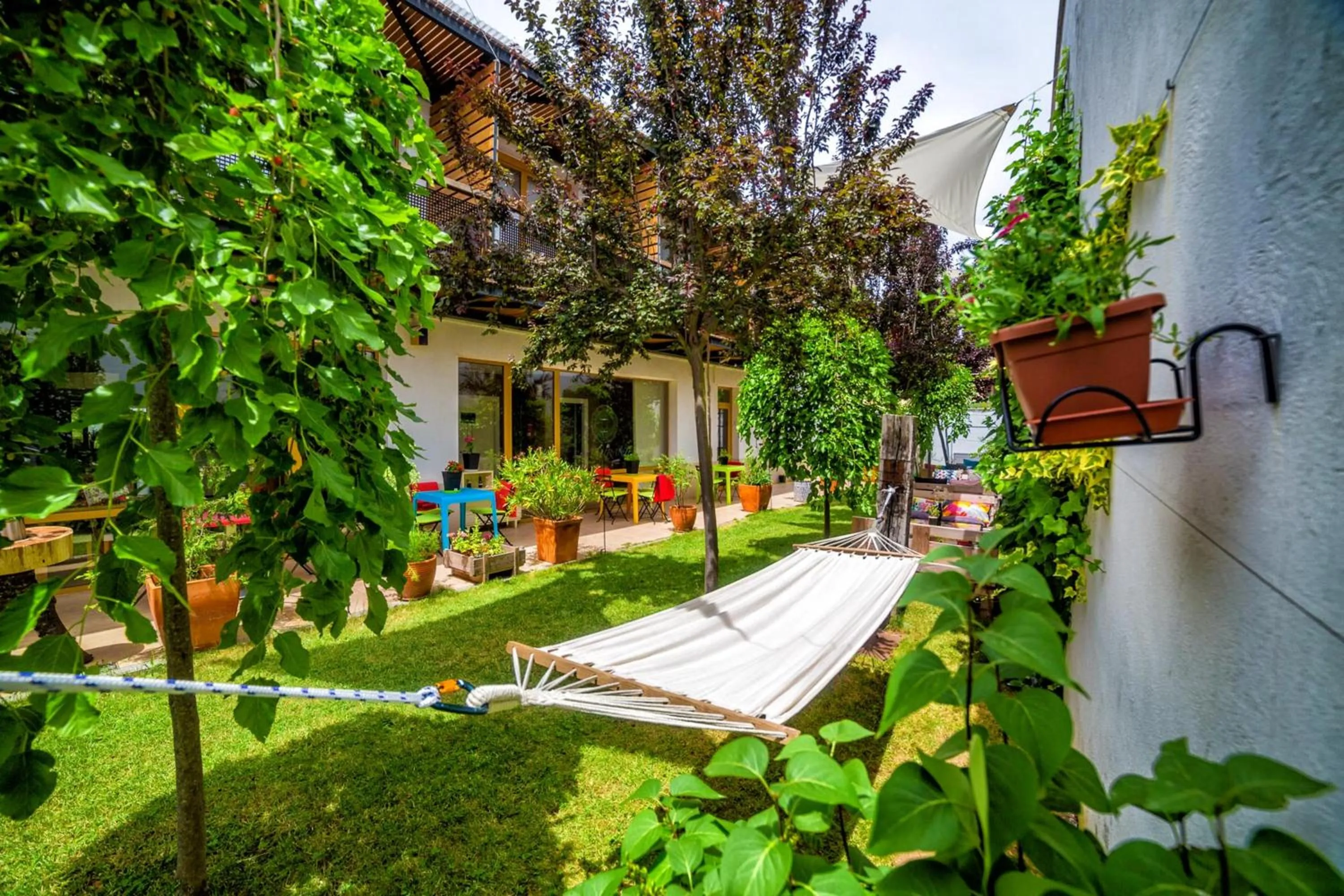 Patio in Eco-Hotel Doña Mayor