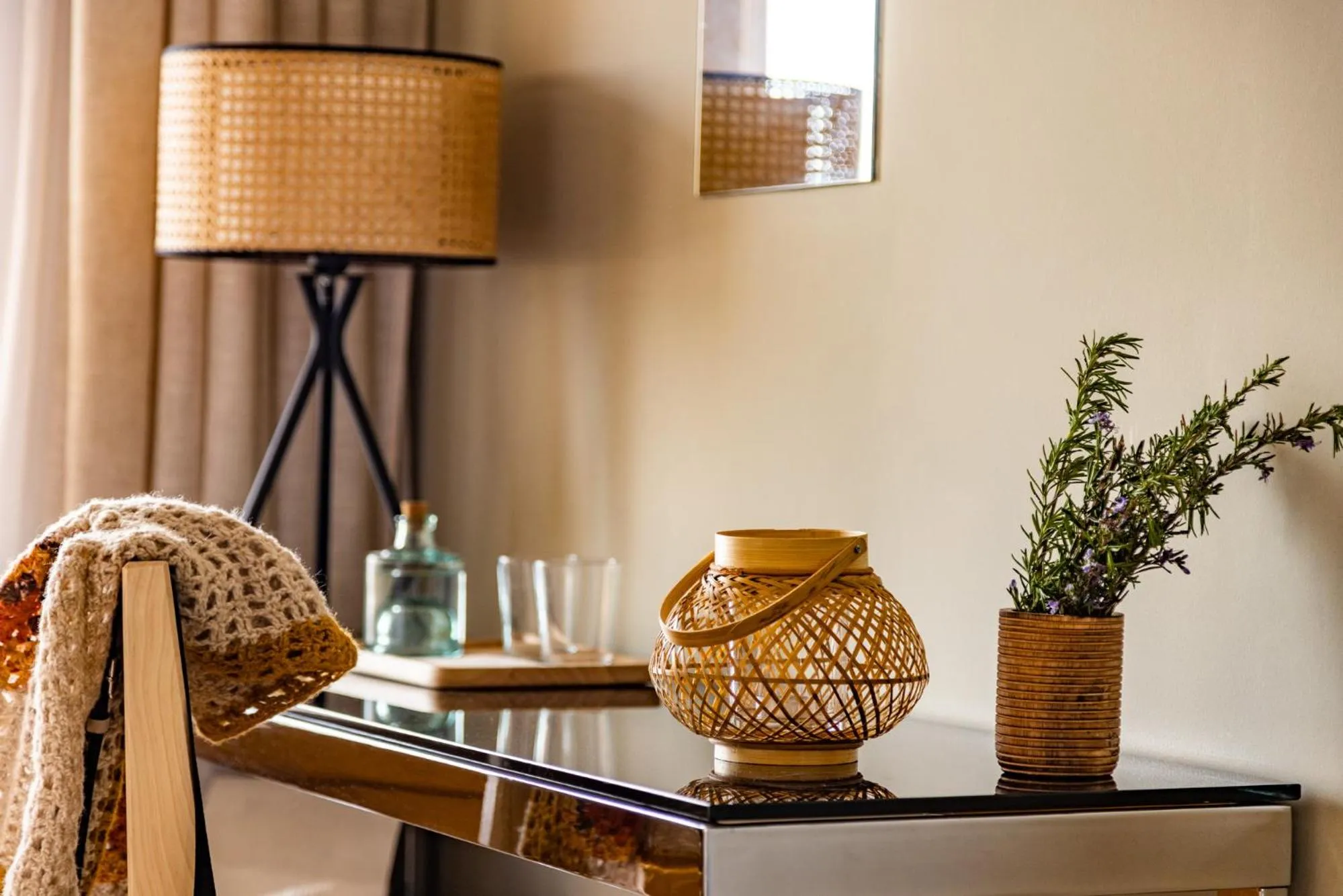 Decorative detail in Eco-Hotel Doña Mayor