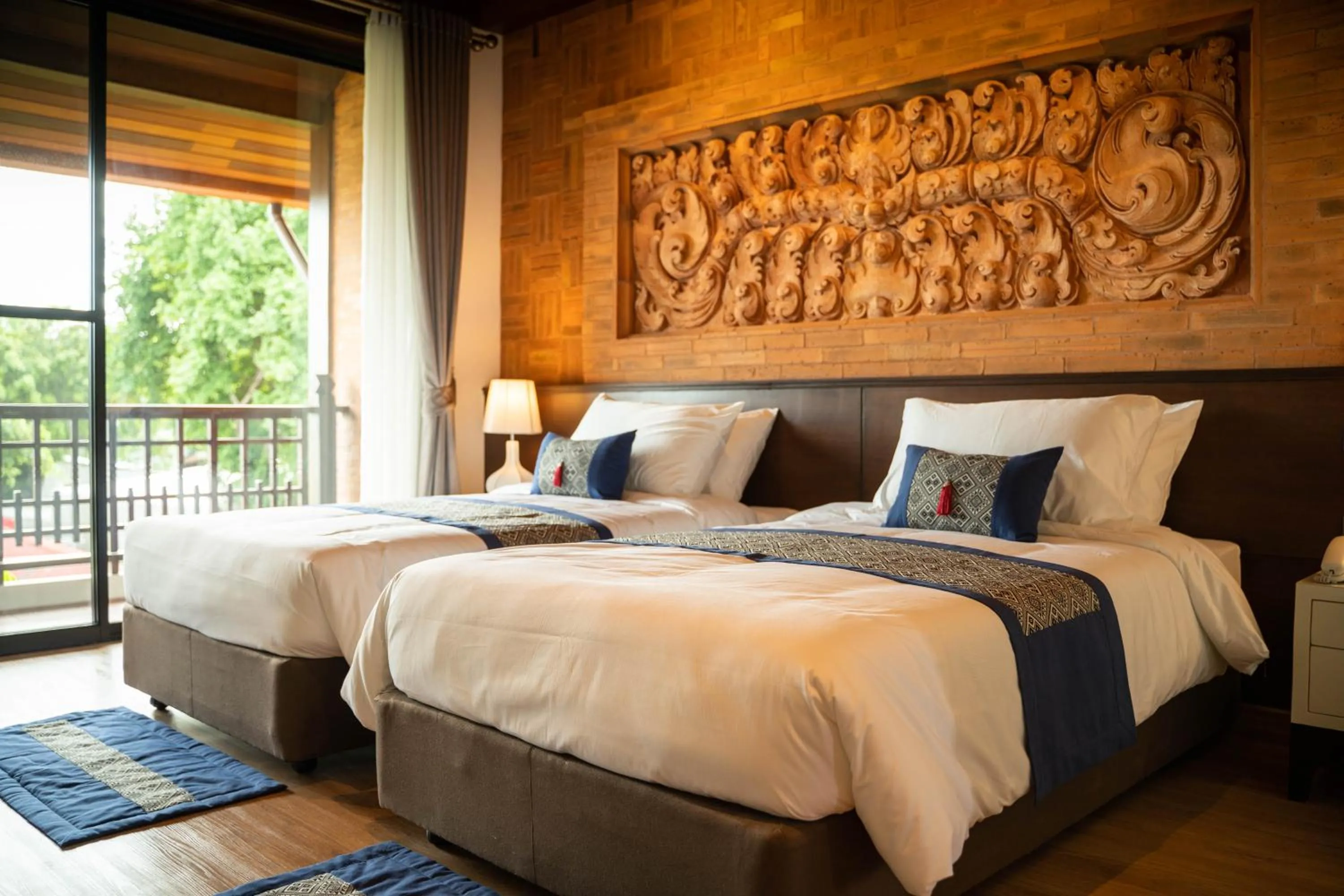 Bedroom, Bed in Phor Liang Meun Terracotta Arts