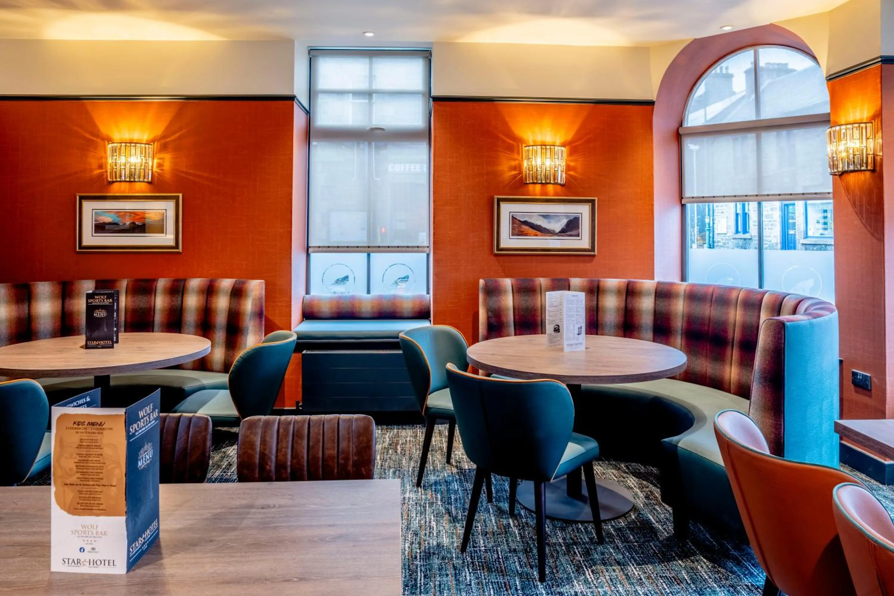 Food and drinks in Star Hotel Kingussie