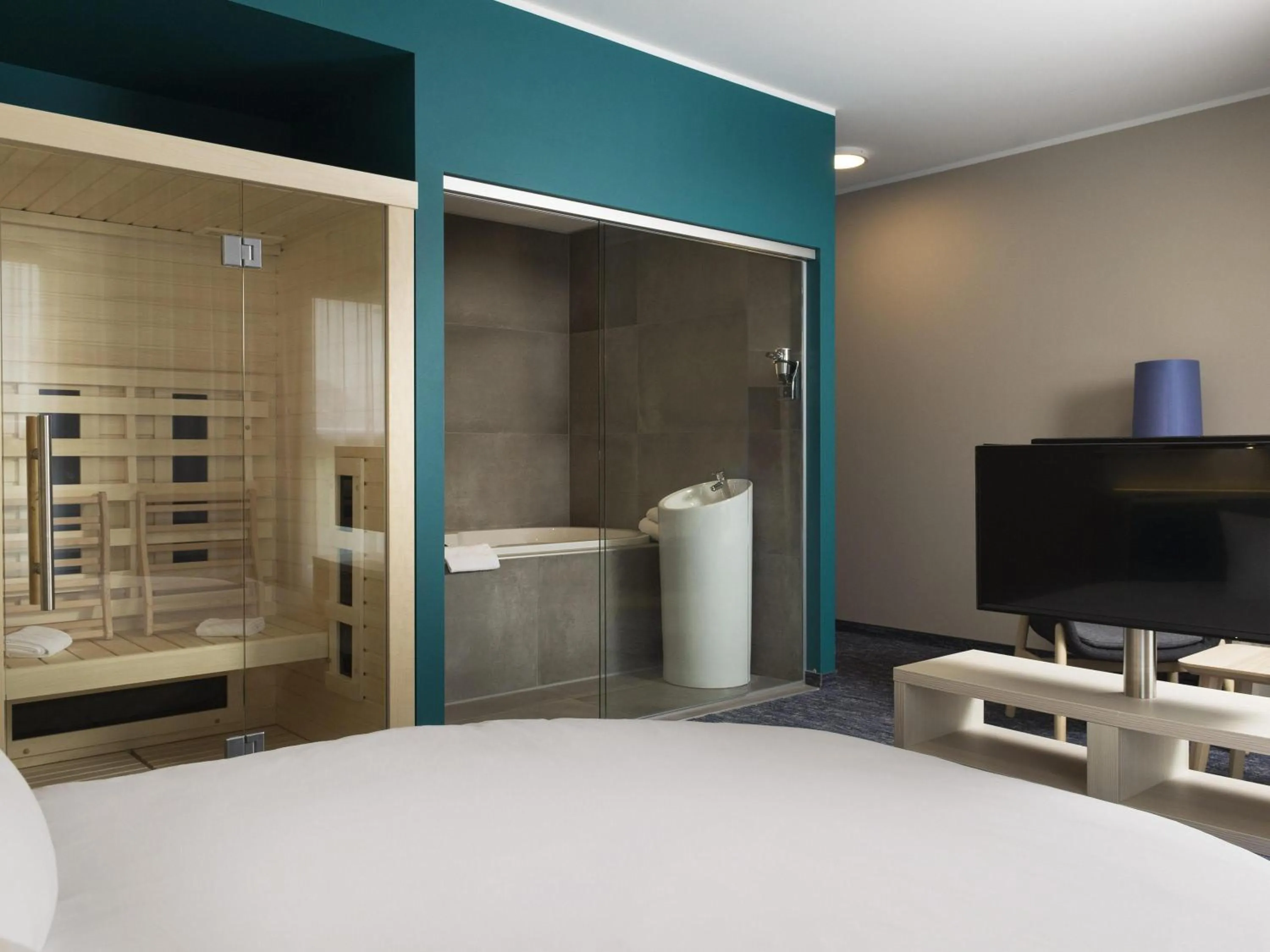 Bedroom, Bed in Ibis Styles Nivelles