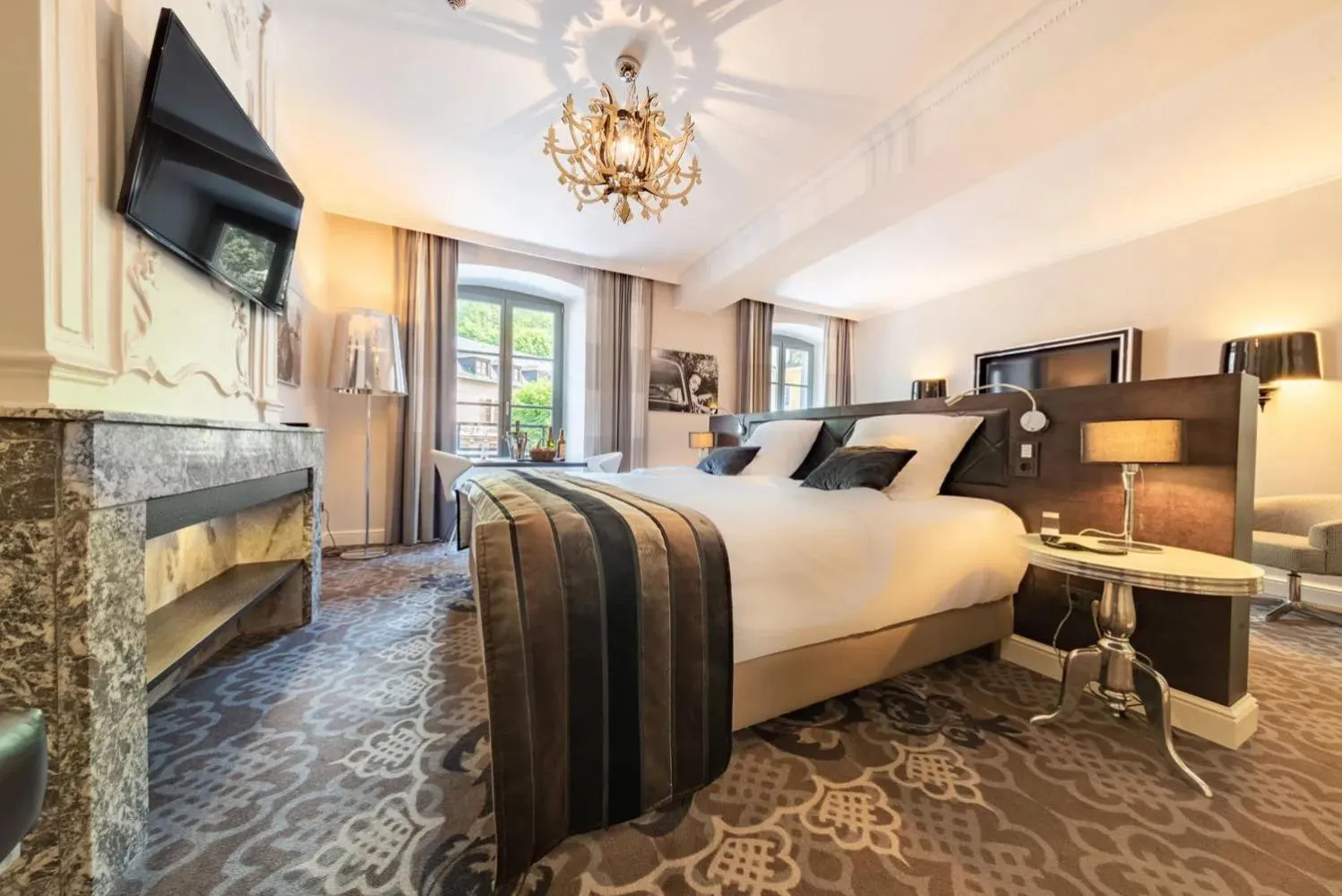 Bed in Le Clervaux Boutique Hotel & Spa