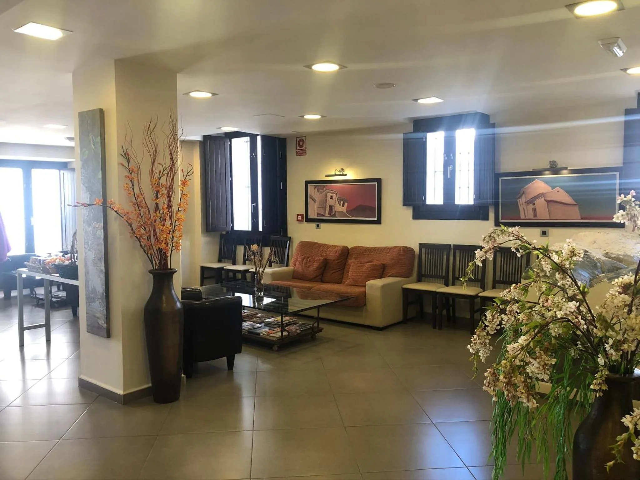 Living room in Hotel Rural Real de Poqueira