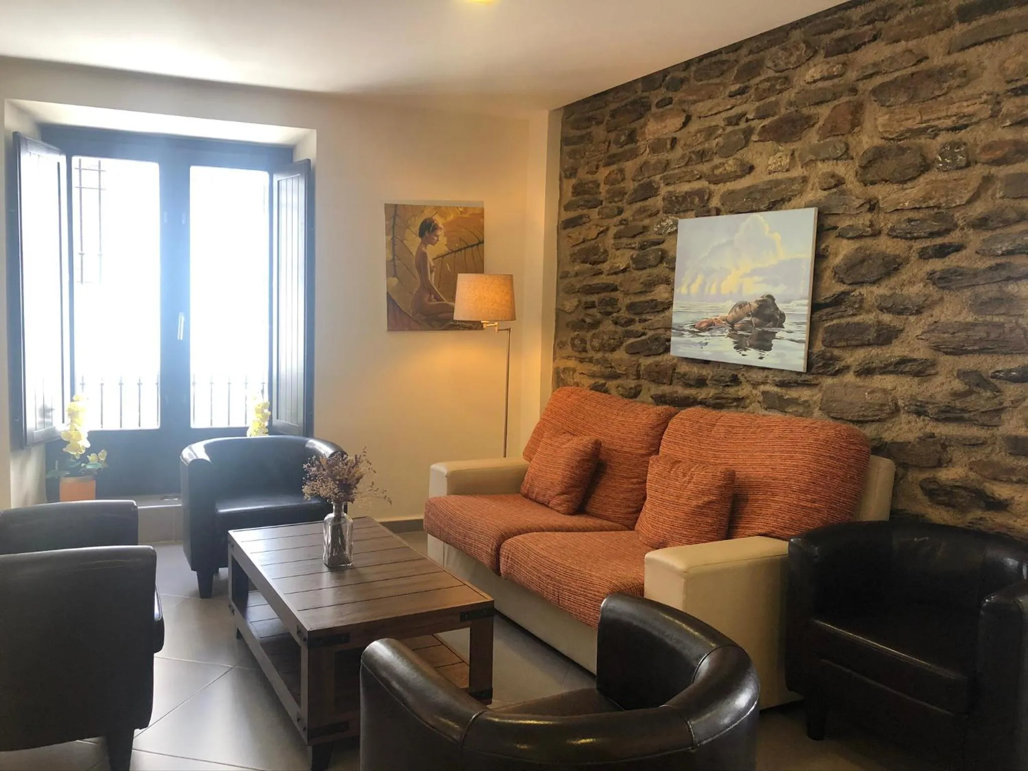 Living room in Hotel Rural Real de Poqueira