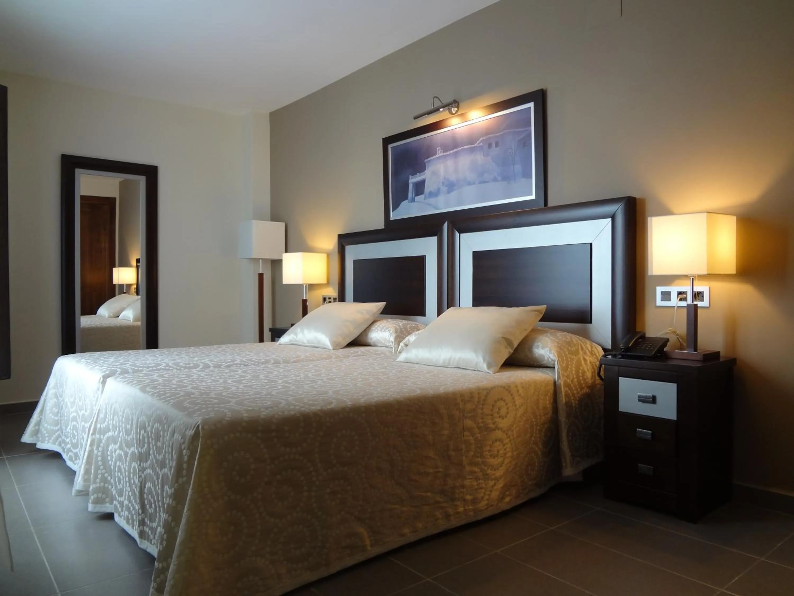 Photo of the whole room, Bed in Hotel Rural Real de Poqueira