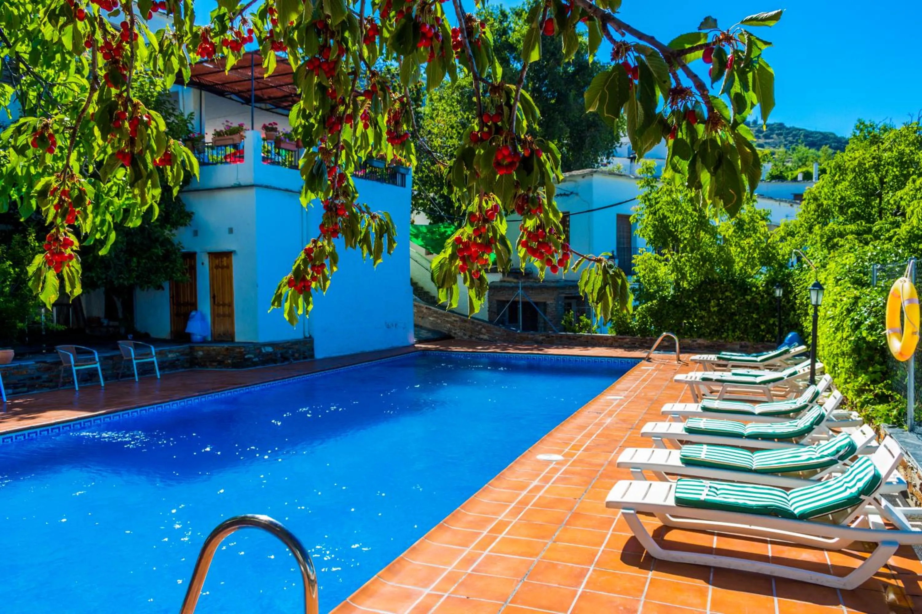 Swimming pool in Hotel Rural Real de Poqueira
