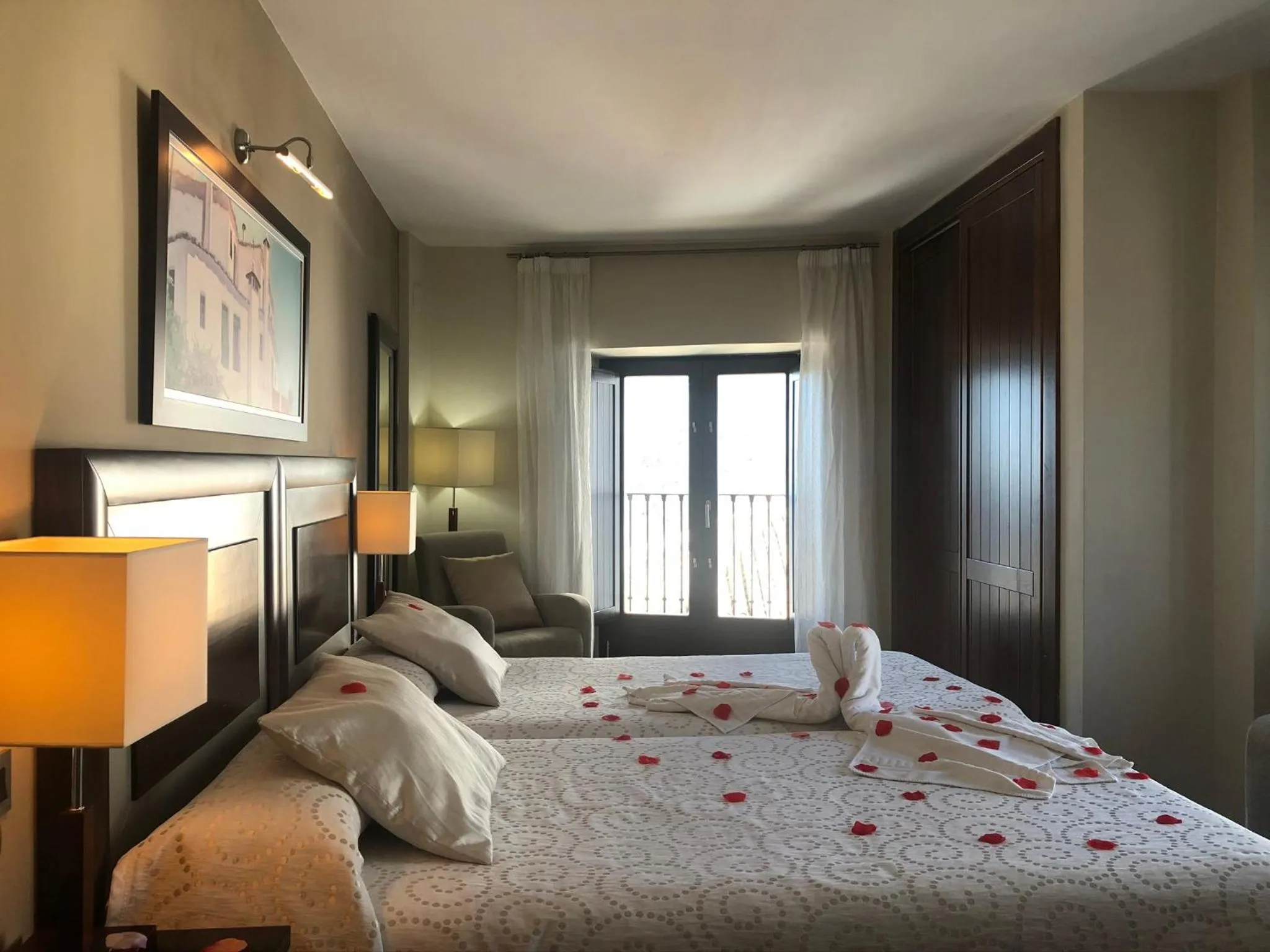 Photo of the whole room, Bed in Hotel Rural Real de Poqueira