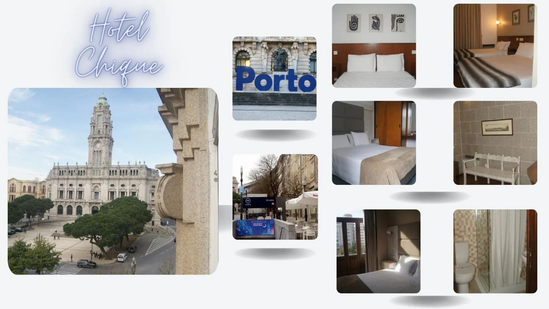 Bed in Hotel Chique Aliados