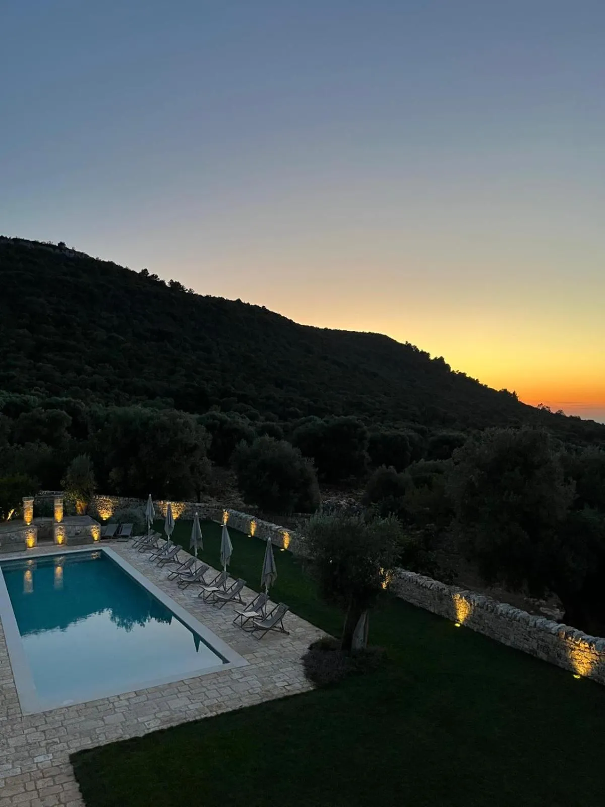 Swimming pool in Masseria Morrone