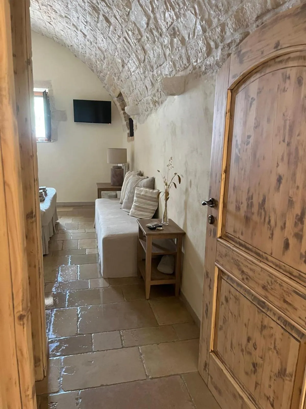 Seating area in Masseria Morrone