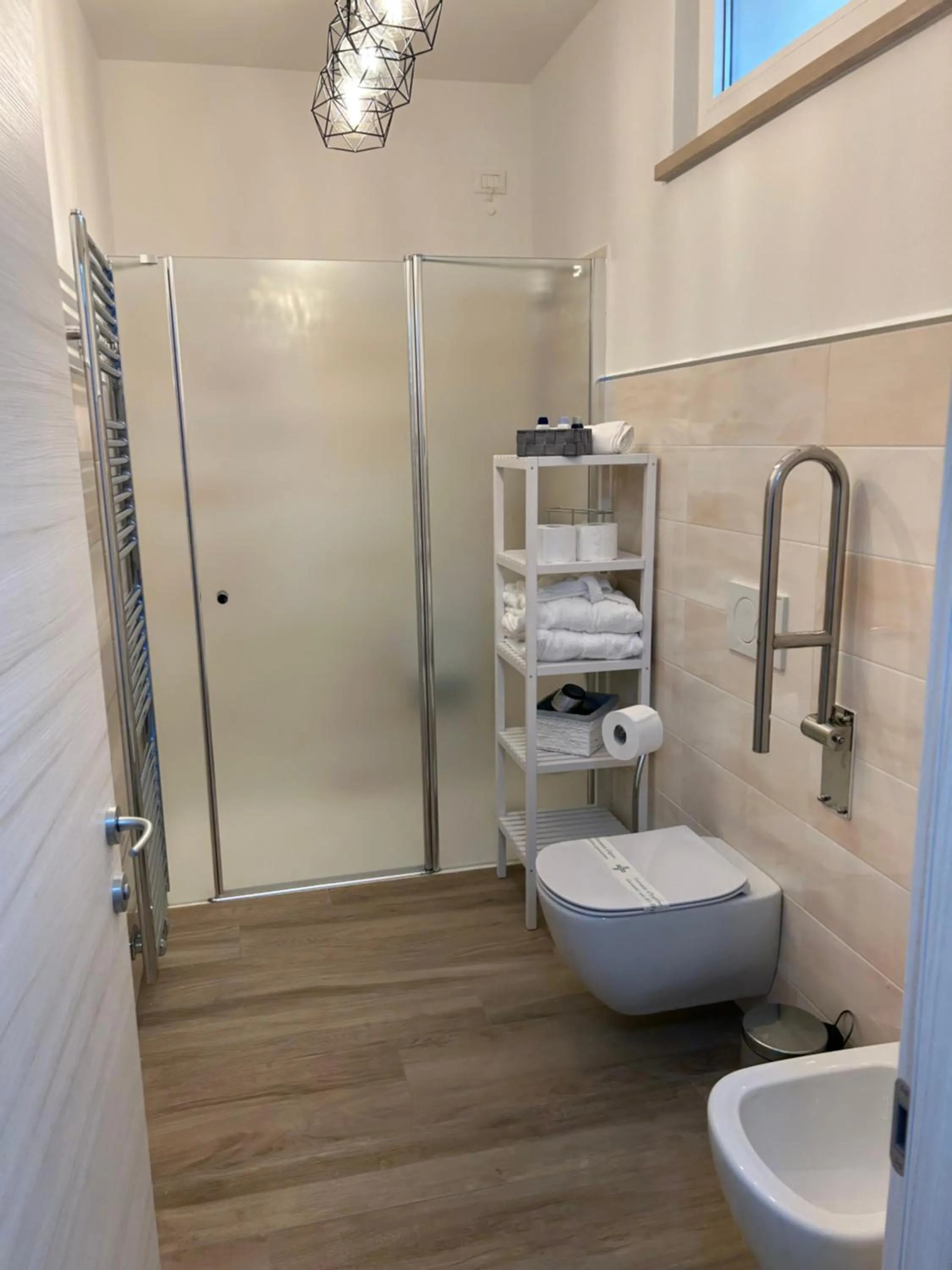 Shower in Hotel Panoramica