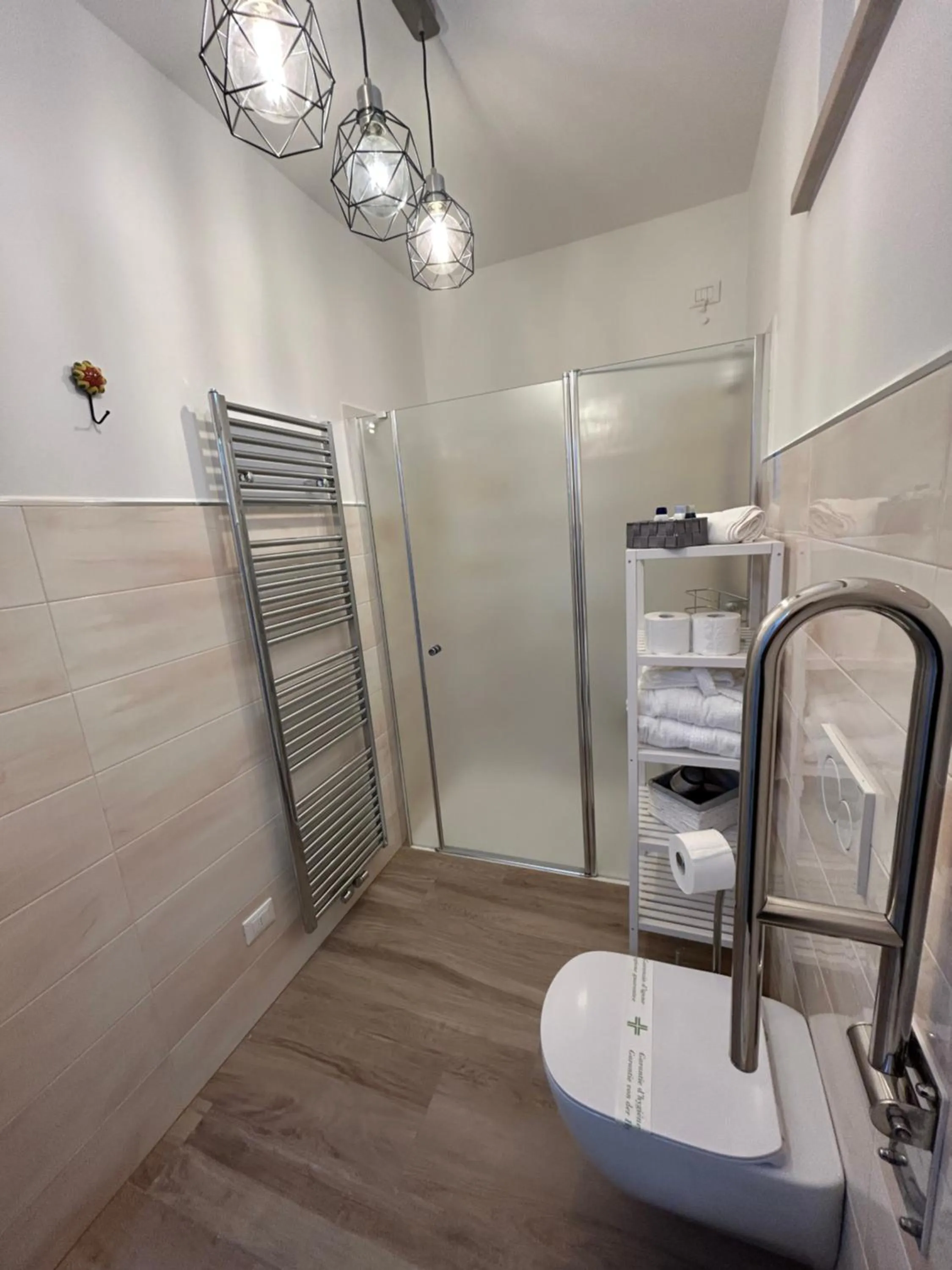 Shower in Hotel Panoramica