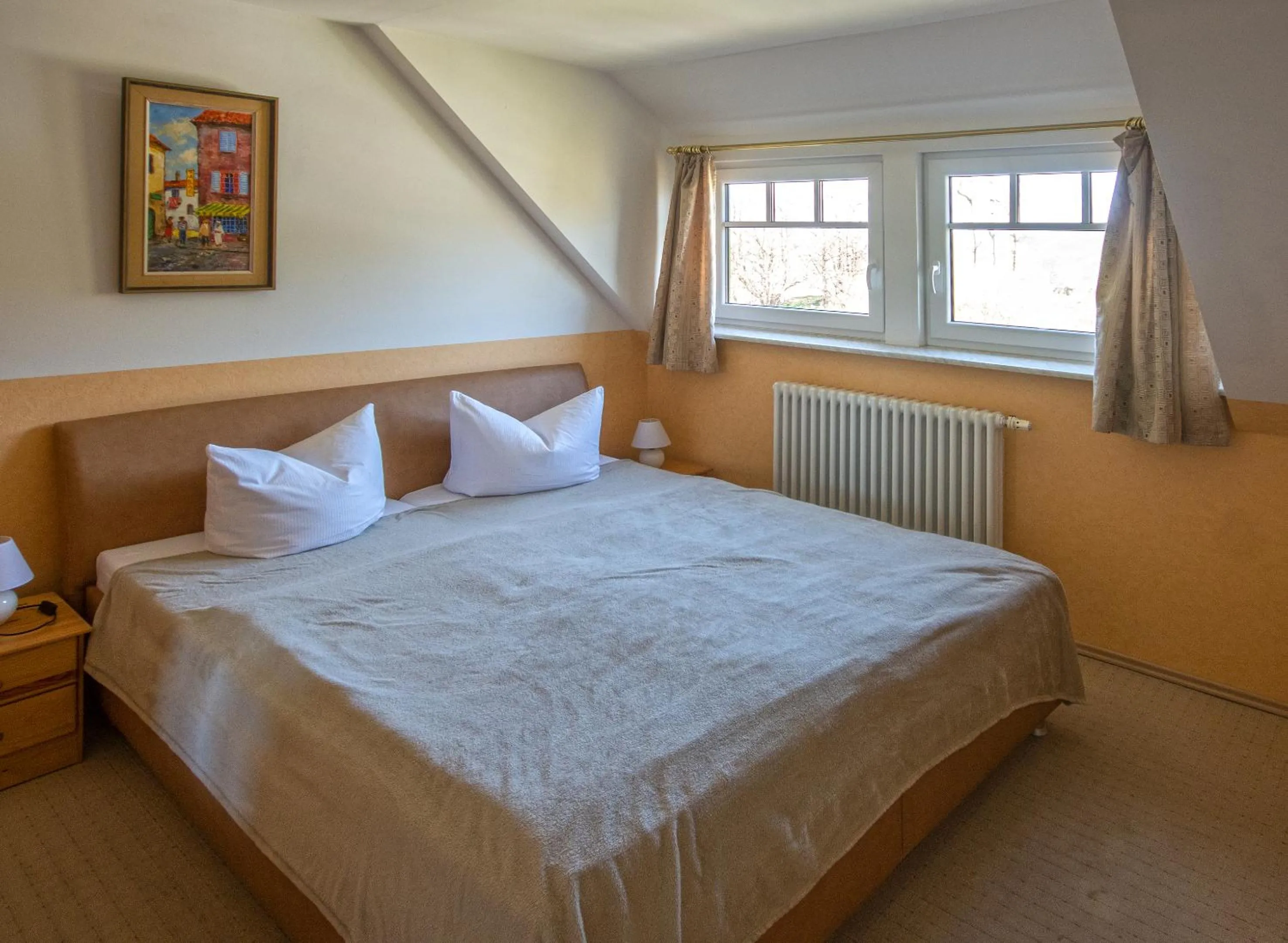 Bedroom, Bed in Himmelreich Rügen