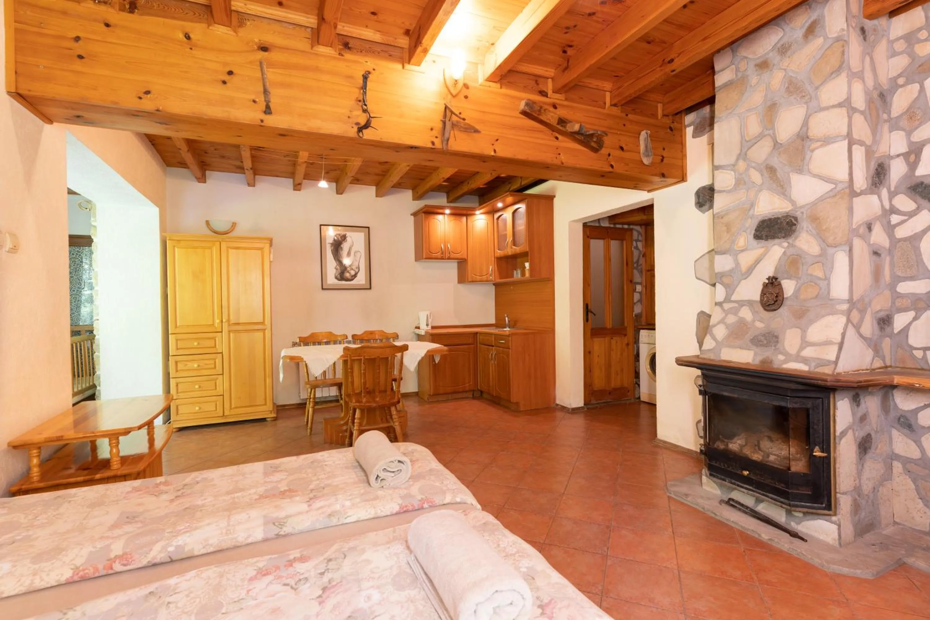 Seating area in Eco Hotel Imenieto