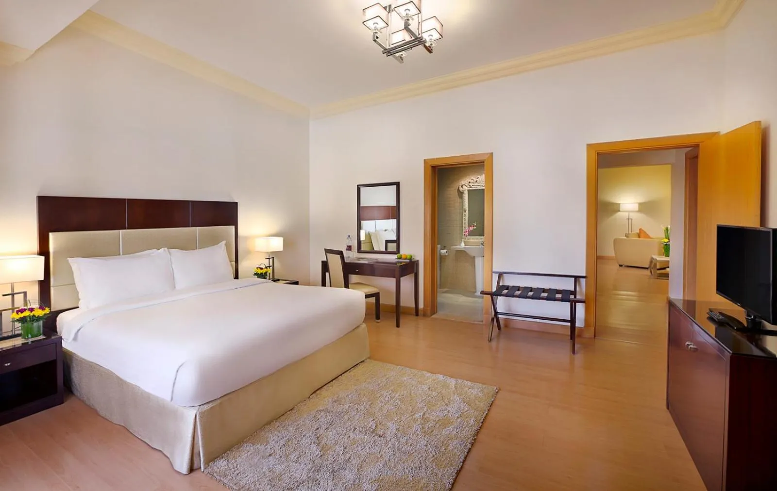 Bedroom, Bed in Al Safir Tower - Residence