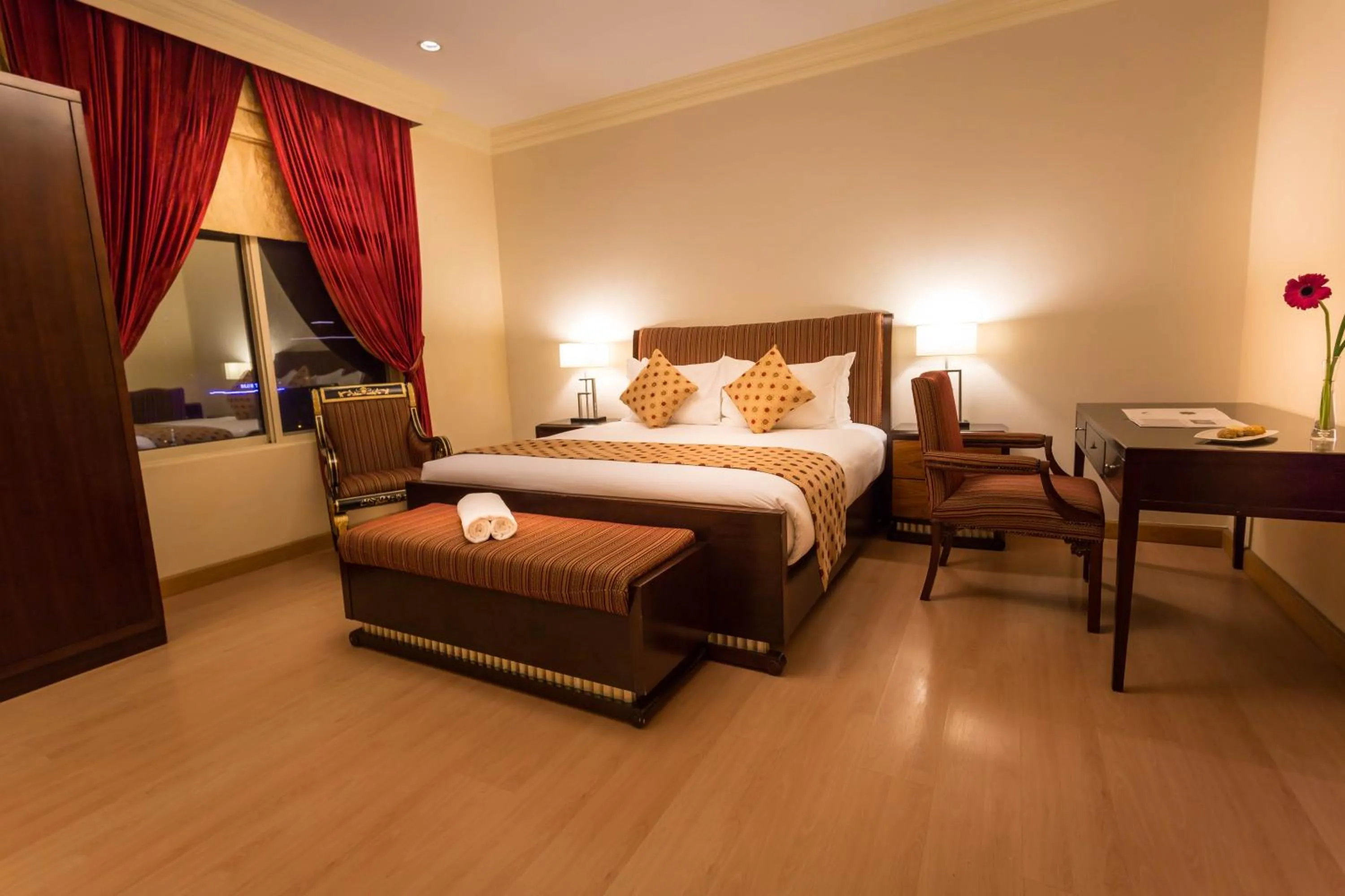 Bedroom, Bed in Al Safir Tower - Residence