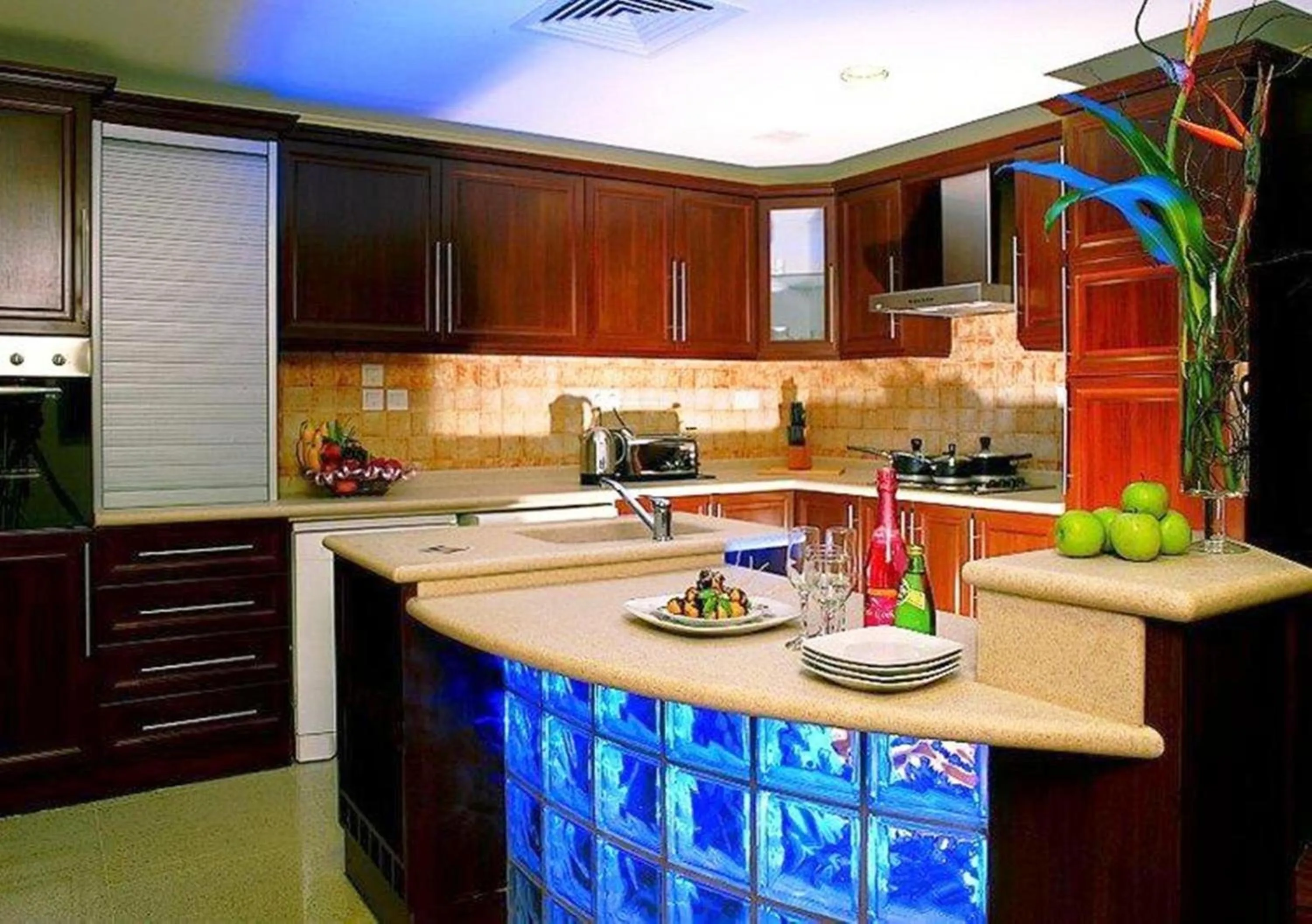 Kitchen or kitchenette in Al Safir Tower - Residence