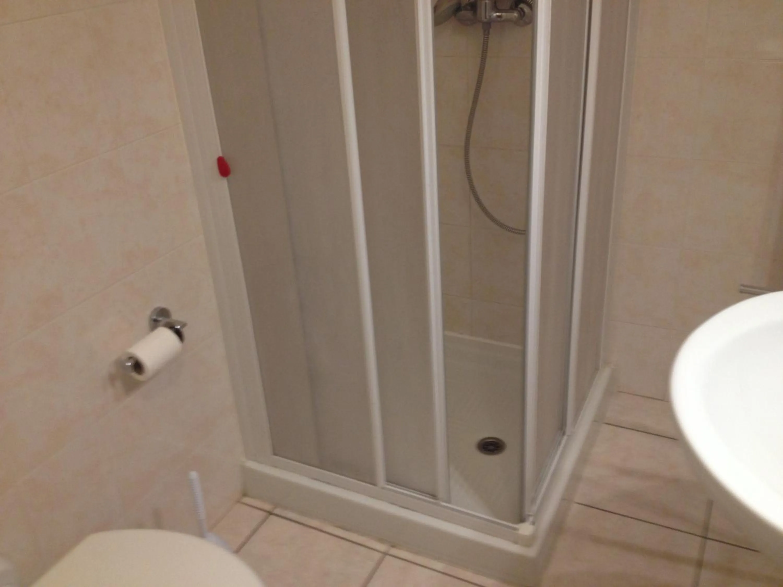 Shower in Hotel Belforte