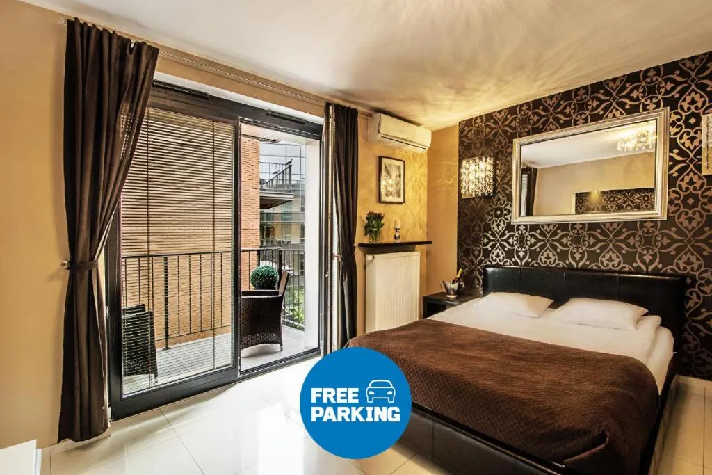 Bed in Angel City Center Krakow Aparthotel