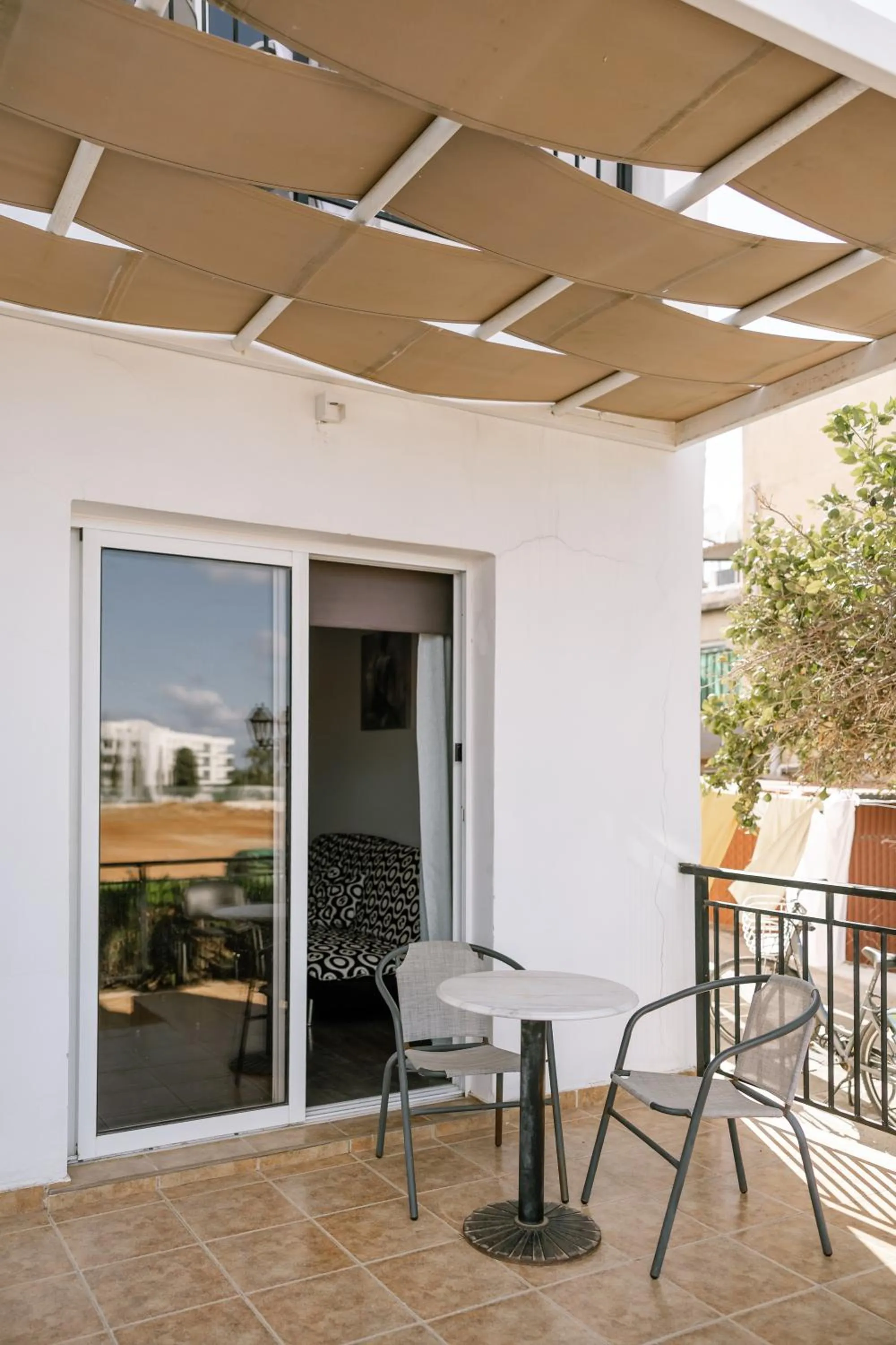 Patio in Neptune Hotel Apartments Paphos