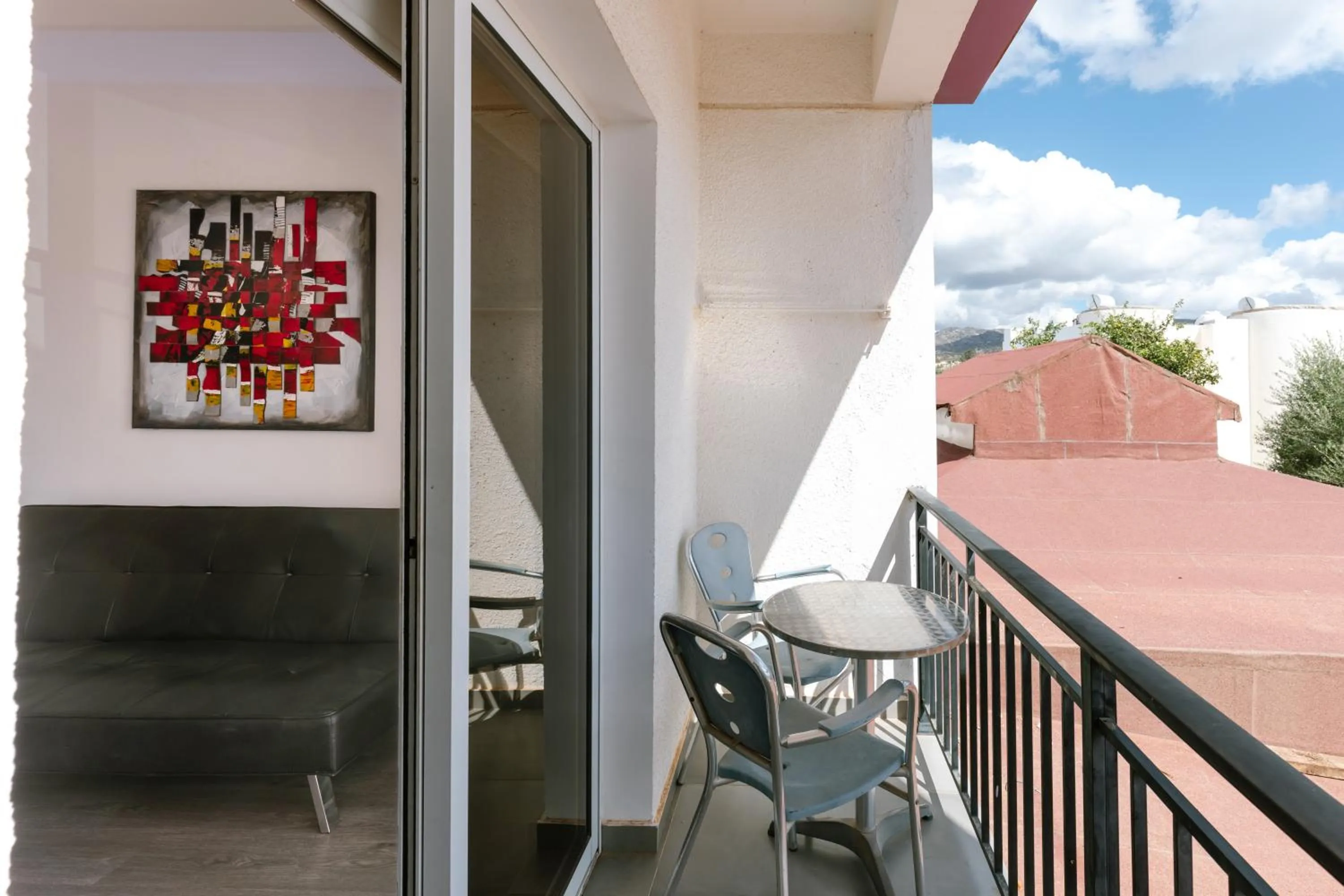 Balcony/Terrace in Neptune Hotel Apartments Paphos