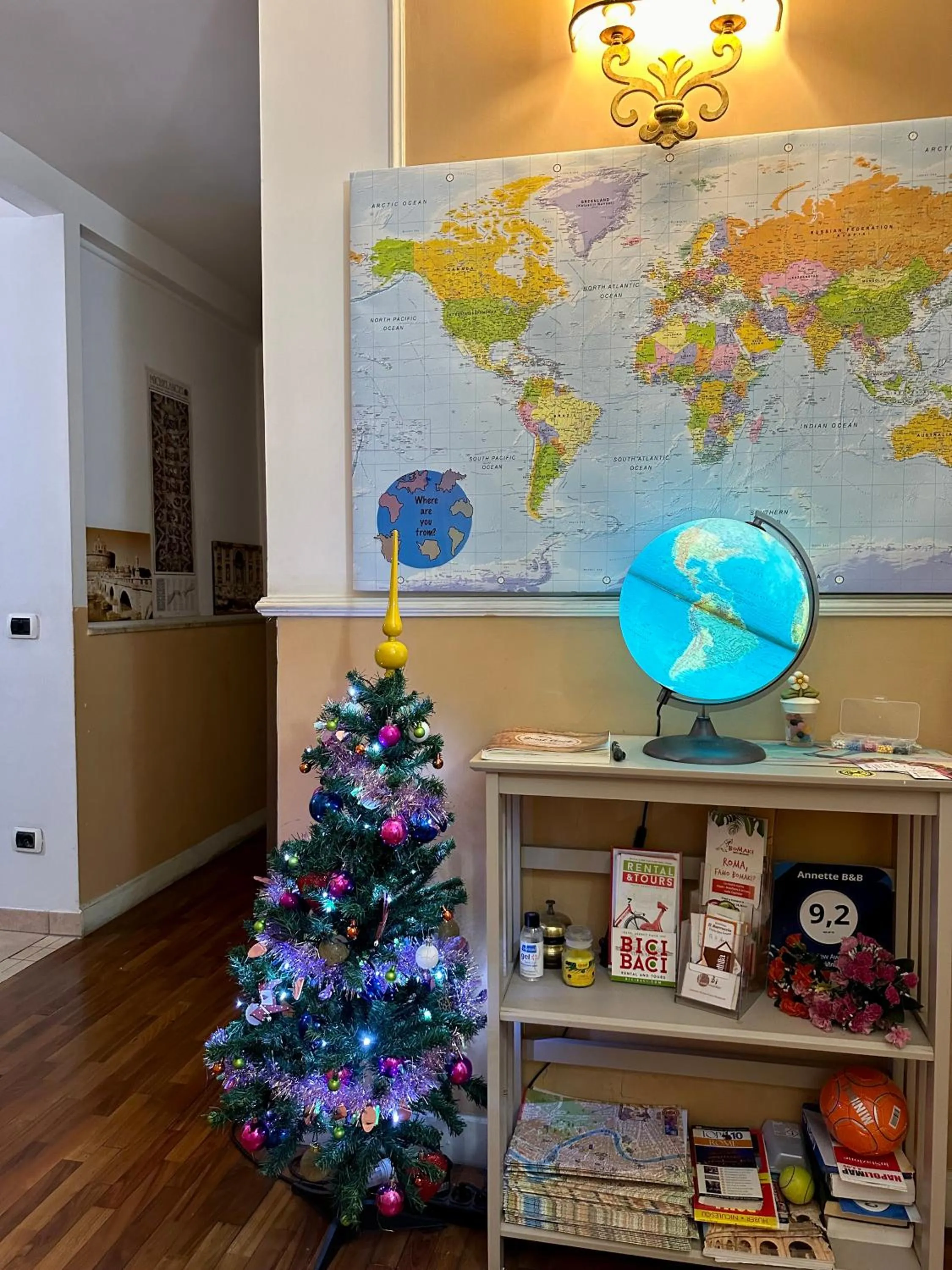 Lobby or reception in Annette B&B