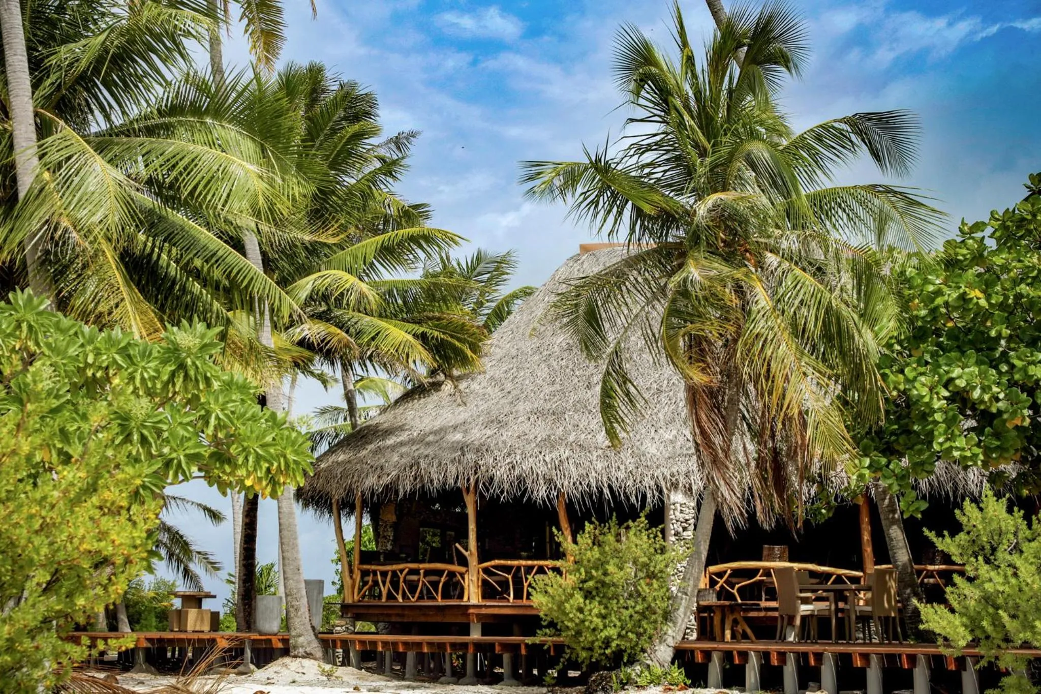 Facade/entrance in Ninamu Resort