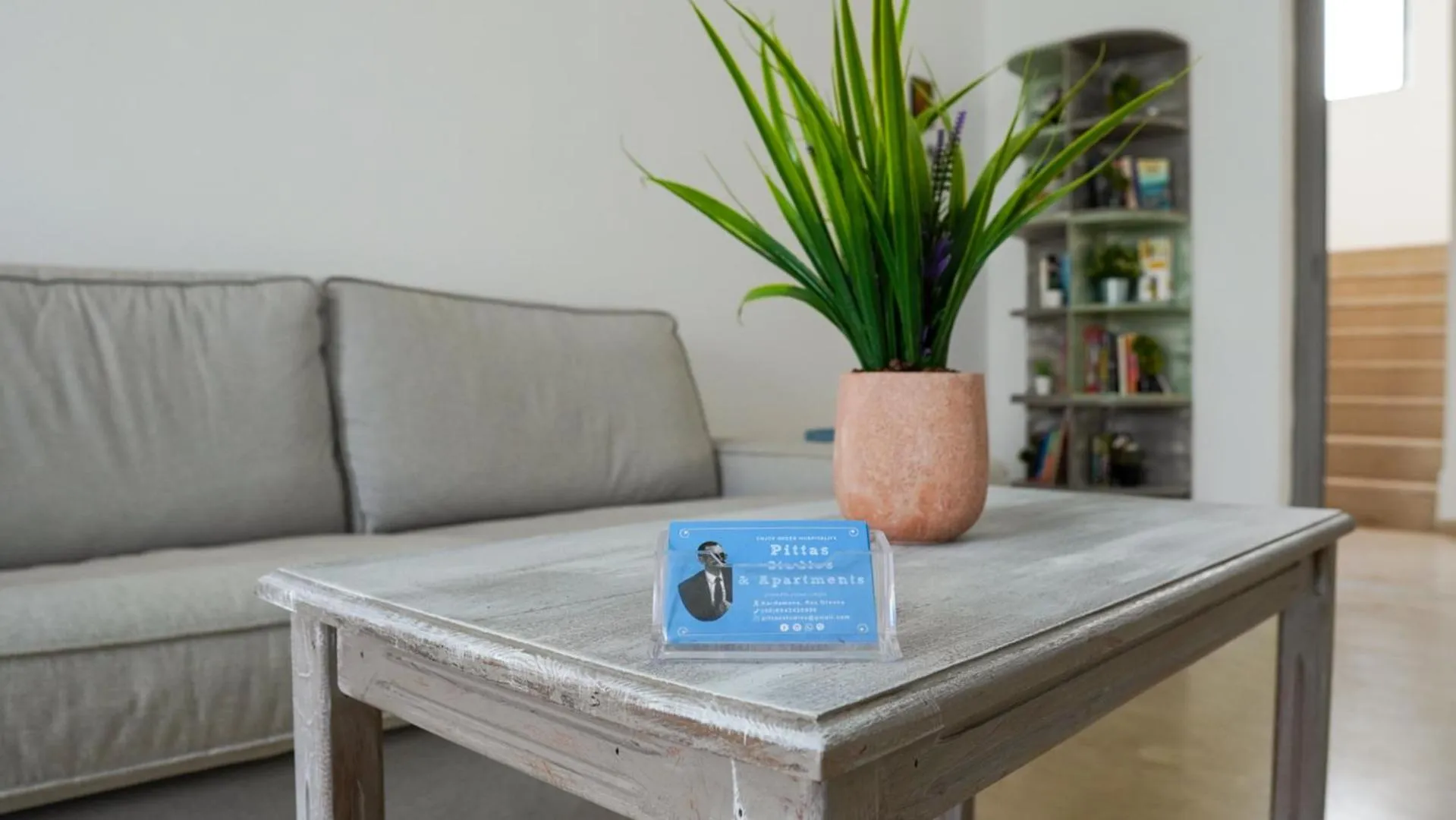 Living room in Pittas Studios