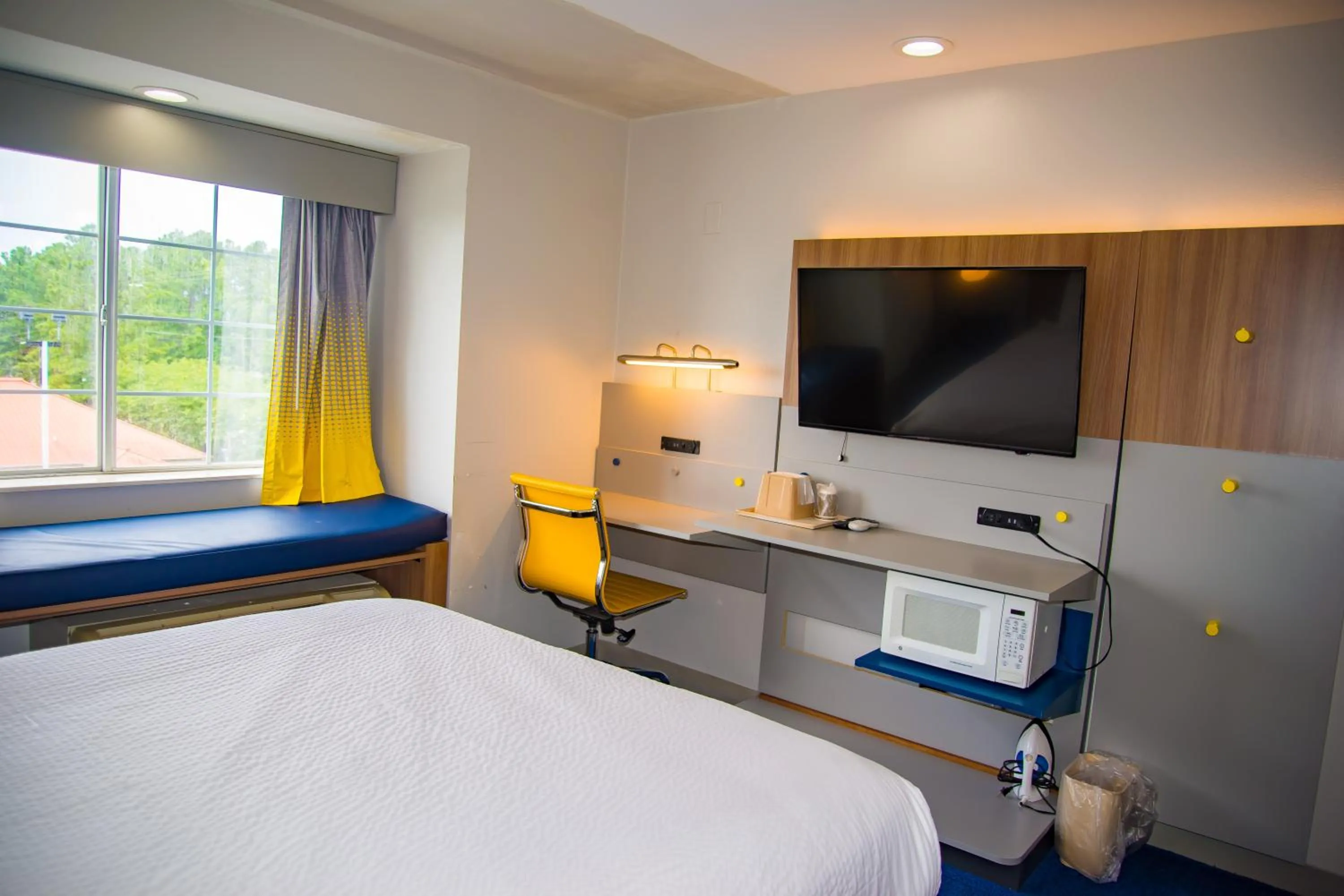 TV and multimedia, Bed in Microtel Inn & Suites by Wyndham Daphne