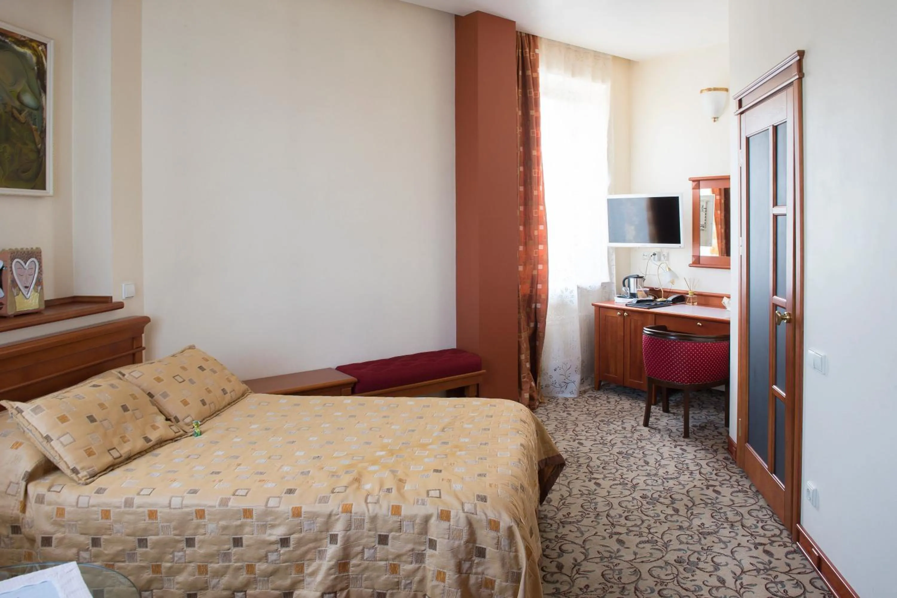 Bed in Pažaislis Park Hotel