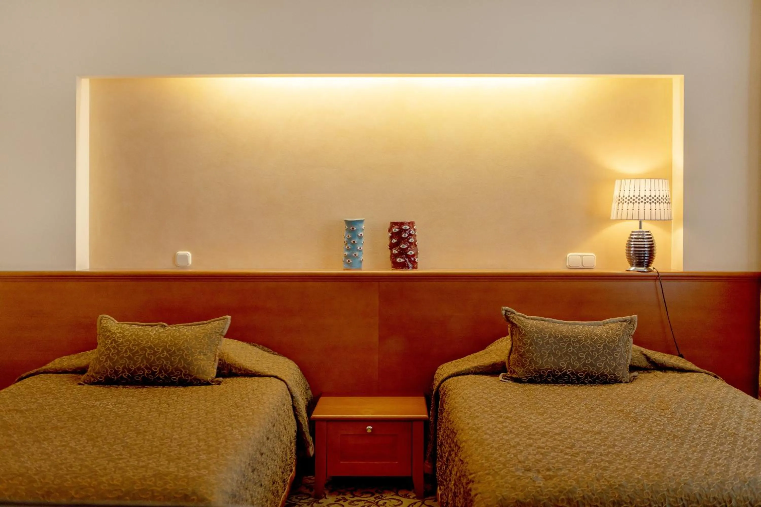 Bed in Pažaislis Park Hotel