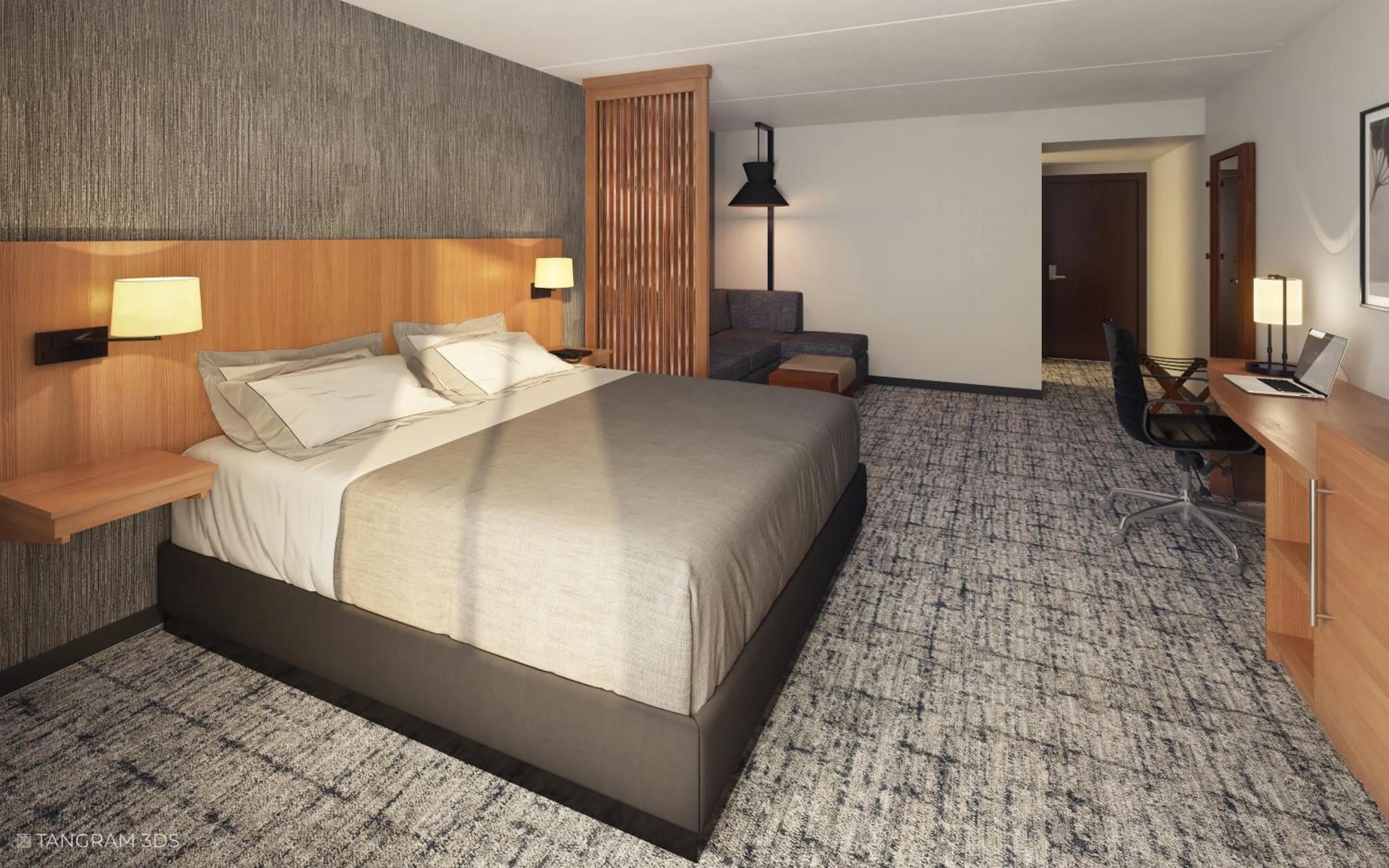 Bed in Hyatt Place Boston/Braintree