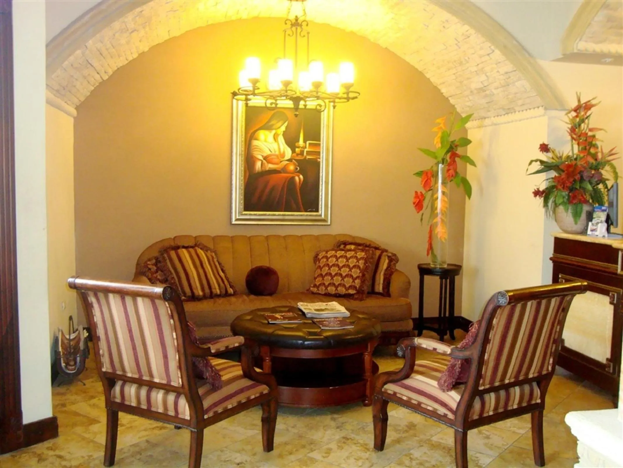 Communal lounge/ TV room in Hotel Gran Mediterraneo