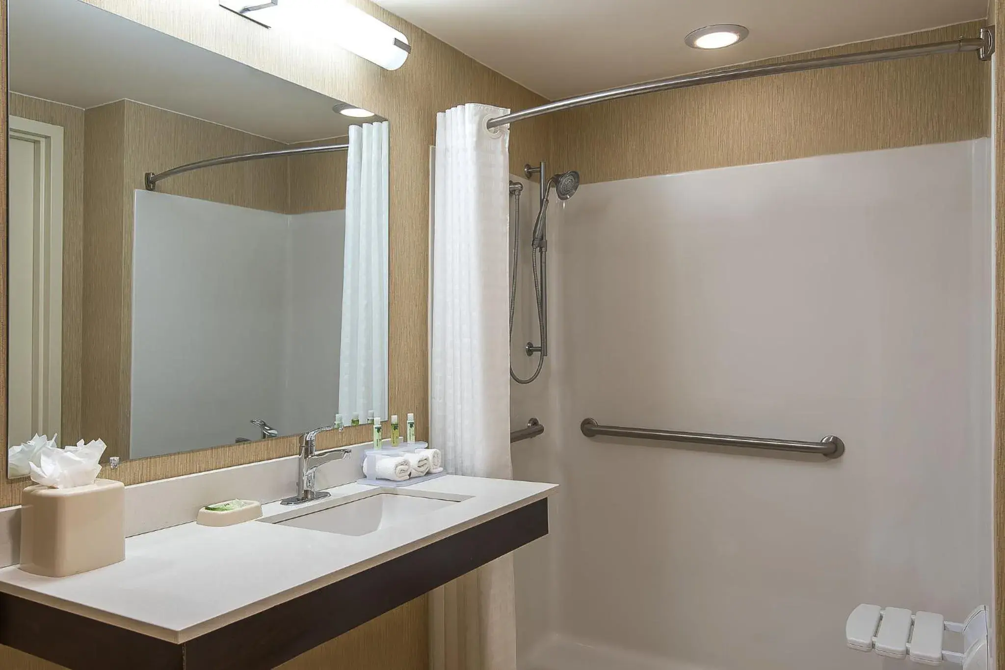 Queen Room with Two Queen Beds - Disability Access with Roll In Shower in Holiday Inn Express Princeton Southeast by IHG Queen Room with Two Queen Beds - Disability Access with Roll In Shower in Holiday Inn Express Princeton Southeast by IHG