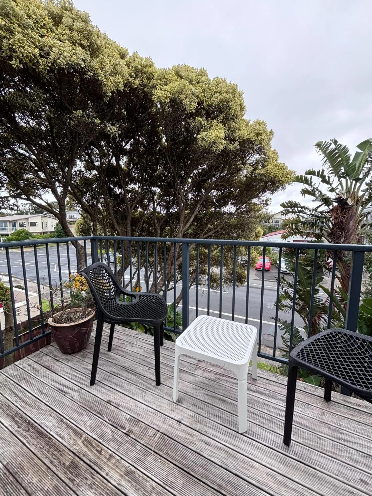 Balcony/Terrace in Wrights by the Sea Motel