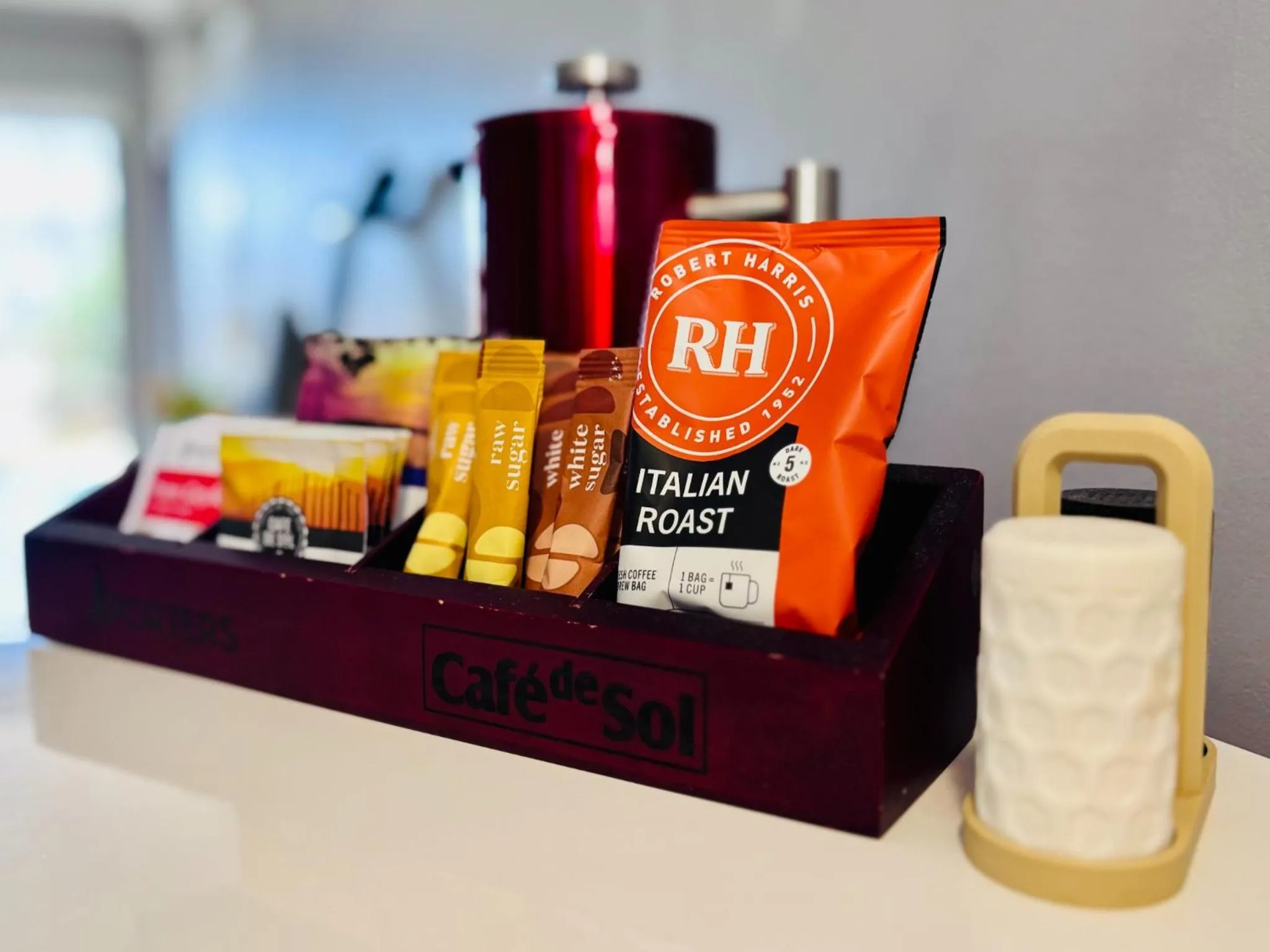 Food and drinks in Wrights by the Sea Motel